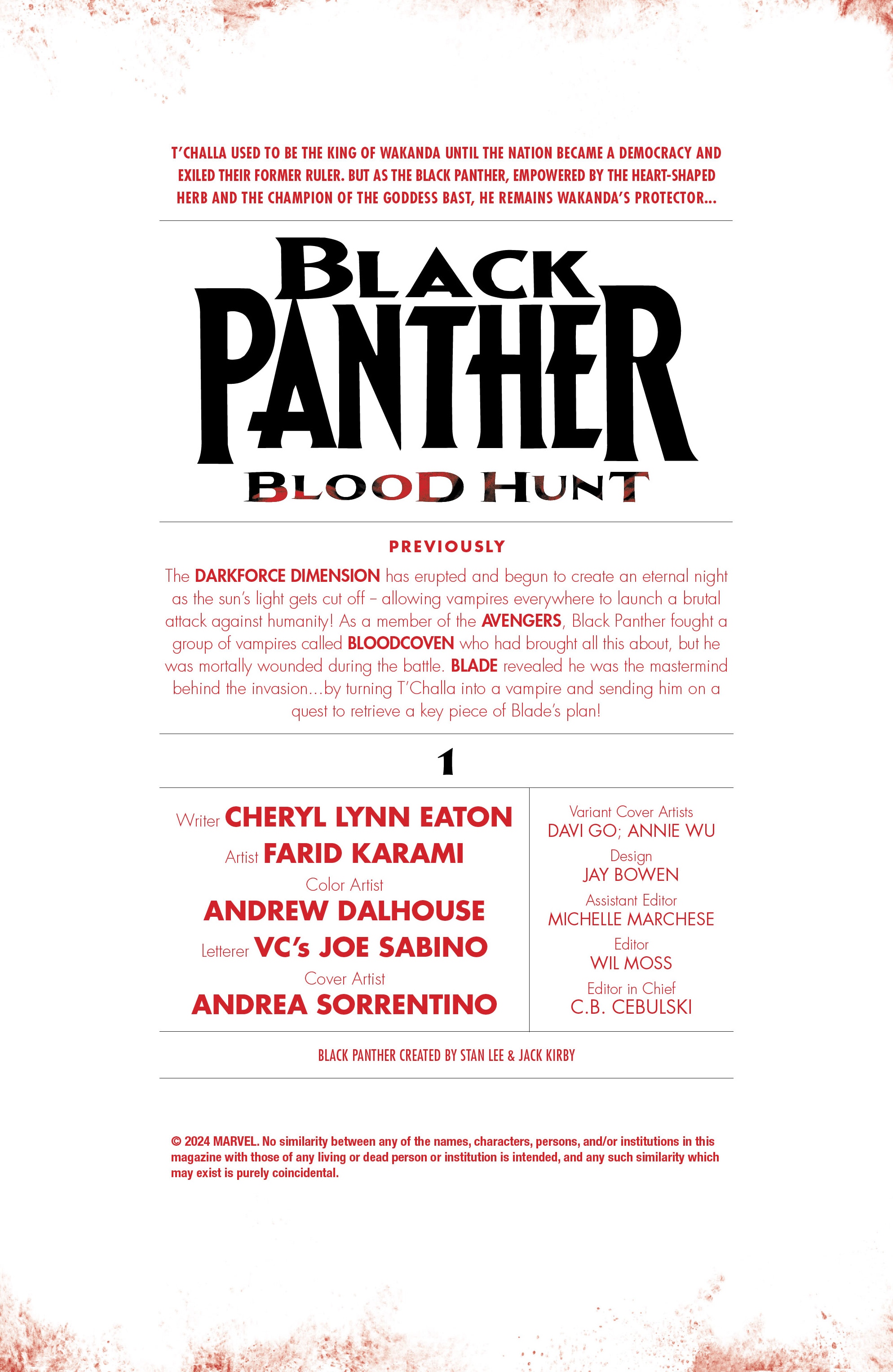 Black Panther: Blood Hunt (2024-): Chapter 1 - Page 5