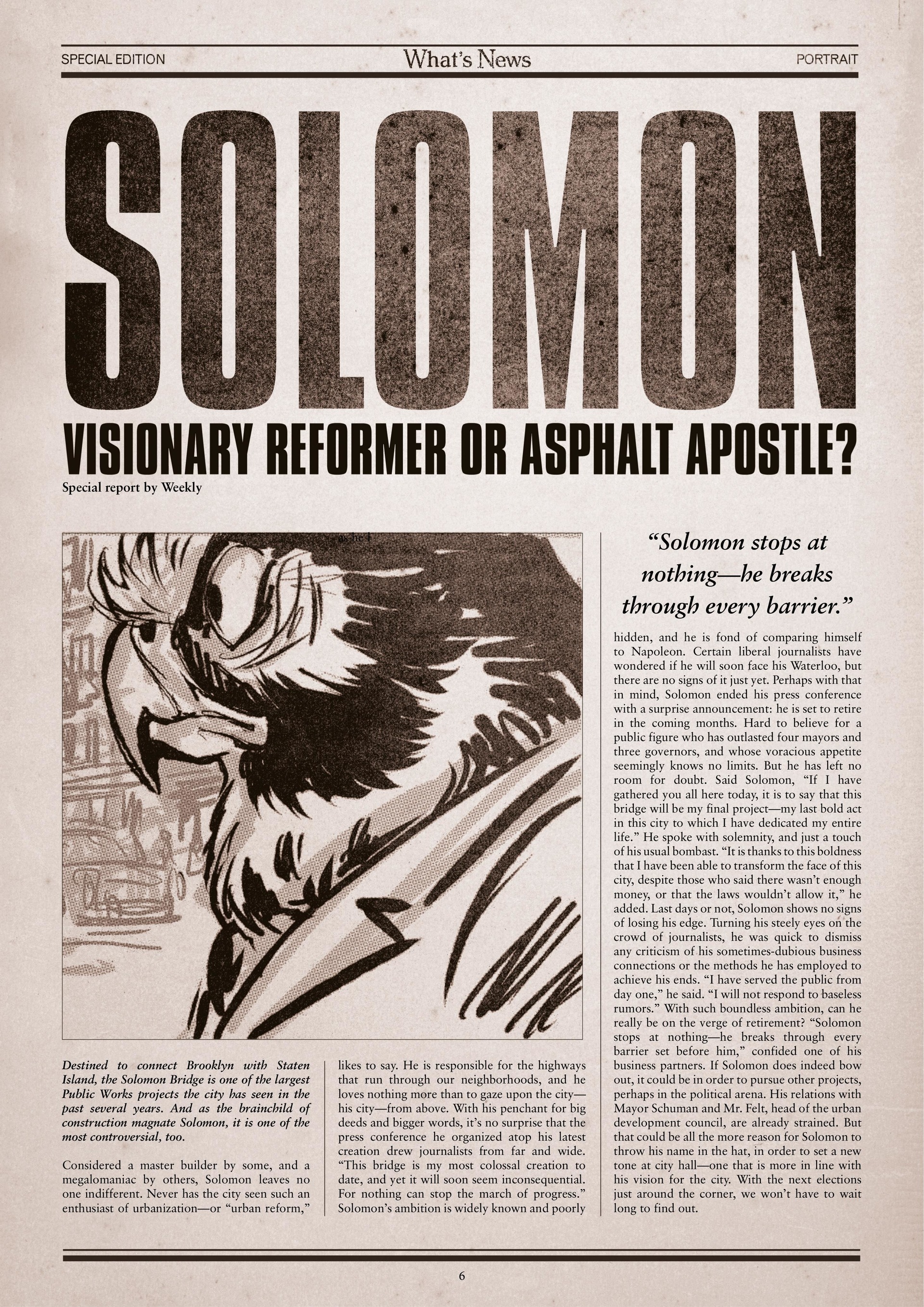 Blacksad - Special Edition: What's News (2021): Chapter 1 - Page 6