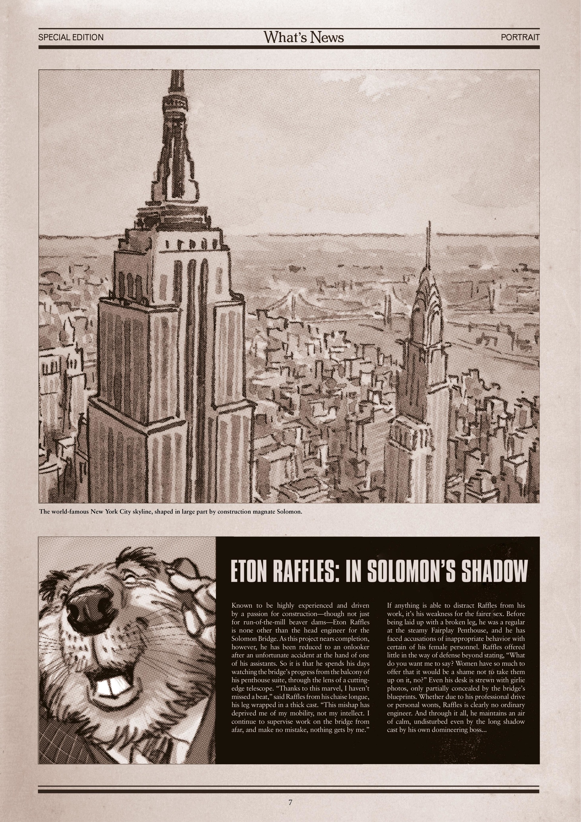 Blacksad - Special Edition: What's News (2021): Chapter 1 - Page 7