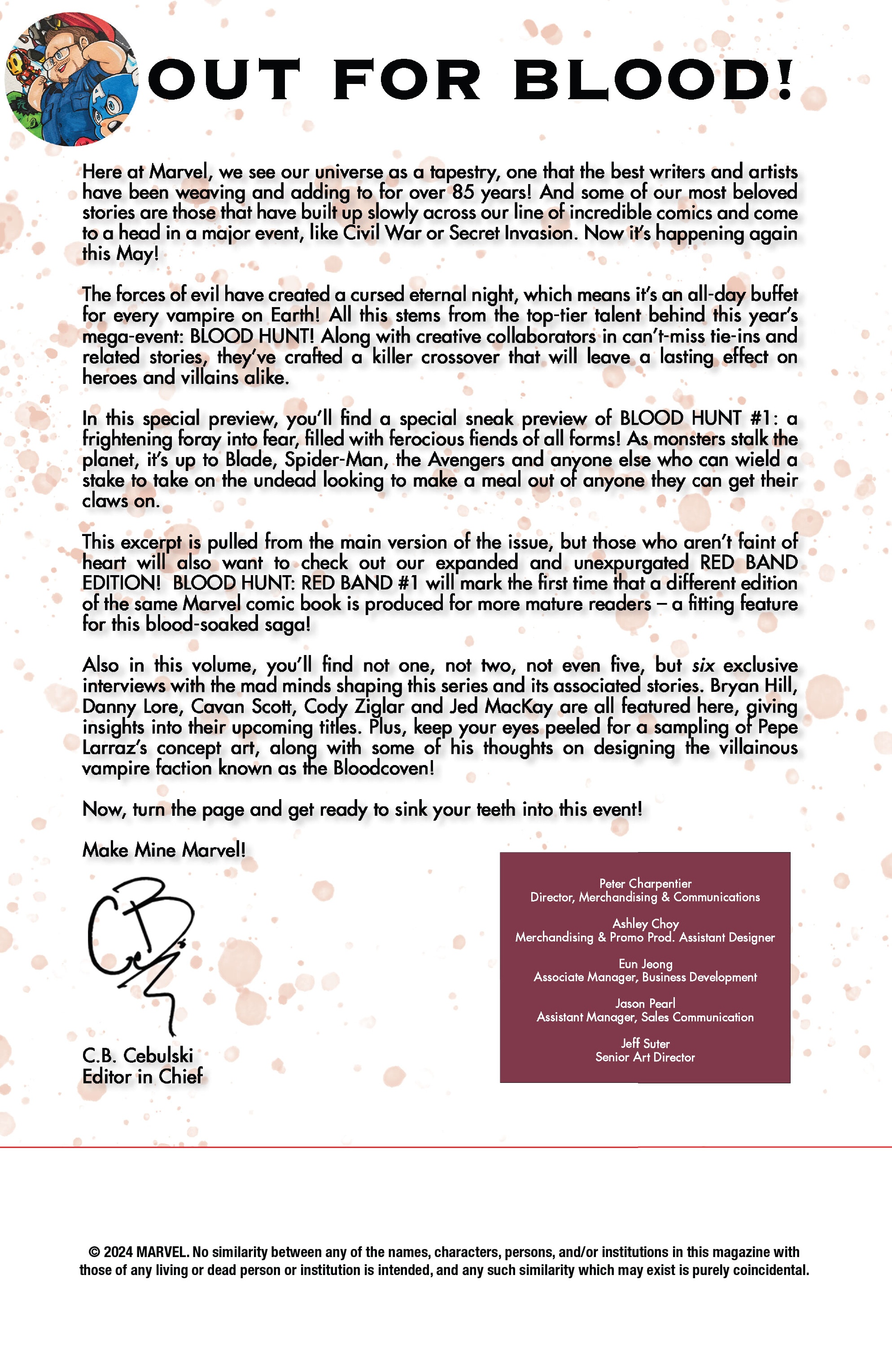 Blood Hunt Diaries (2024): Chapter 1 - Page 2