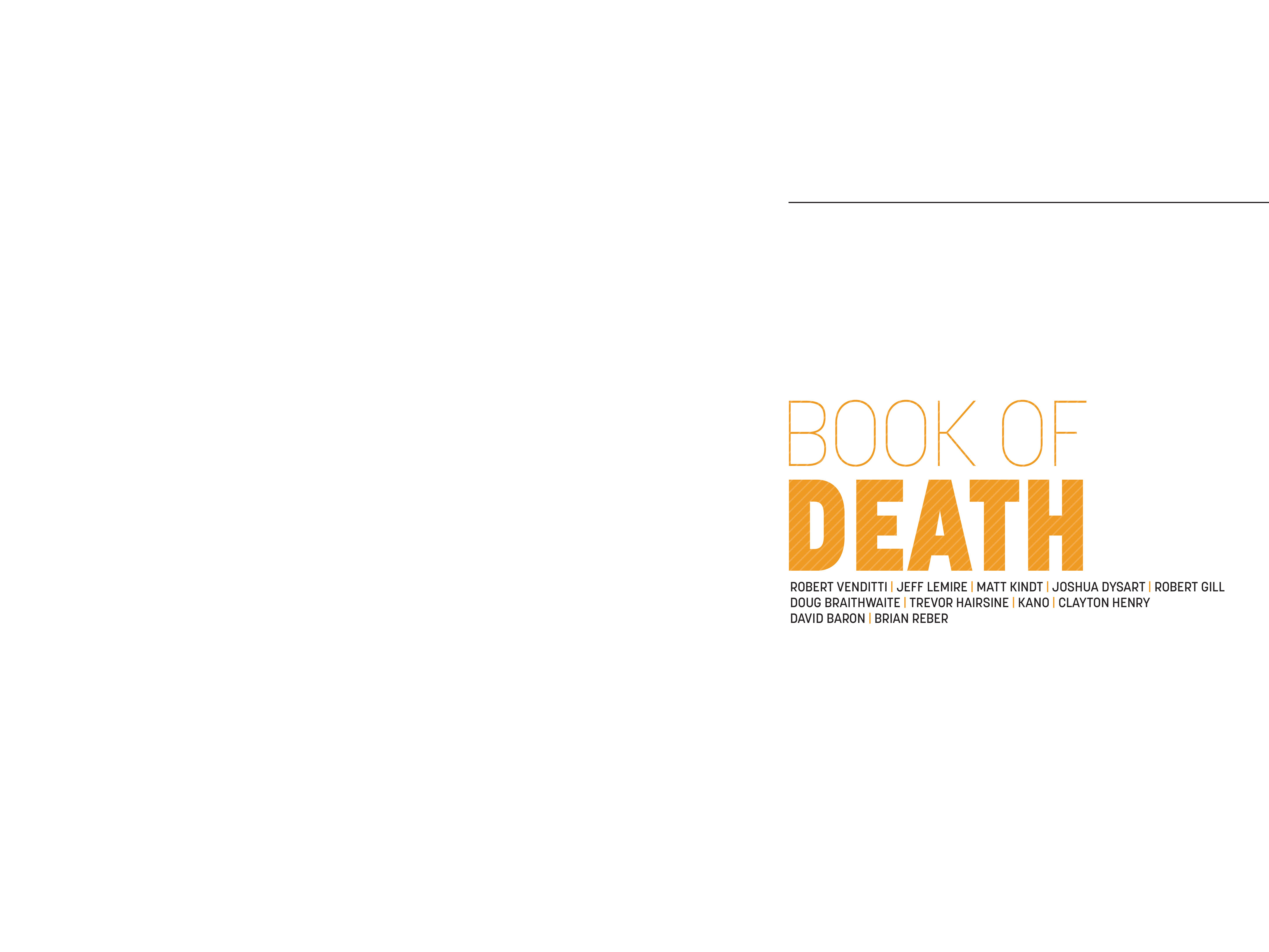 Book of Death Deluxe Edition (2016): Chapter 1 - Page 2