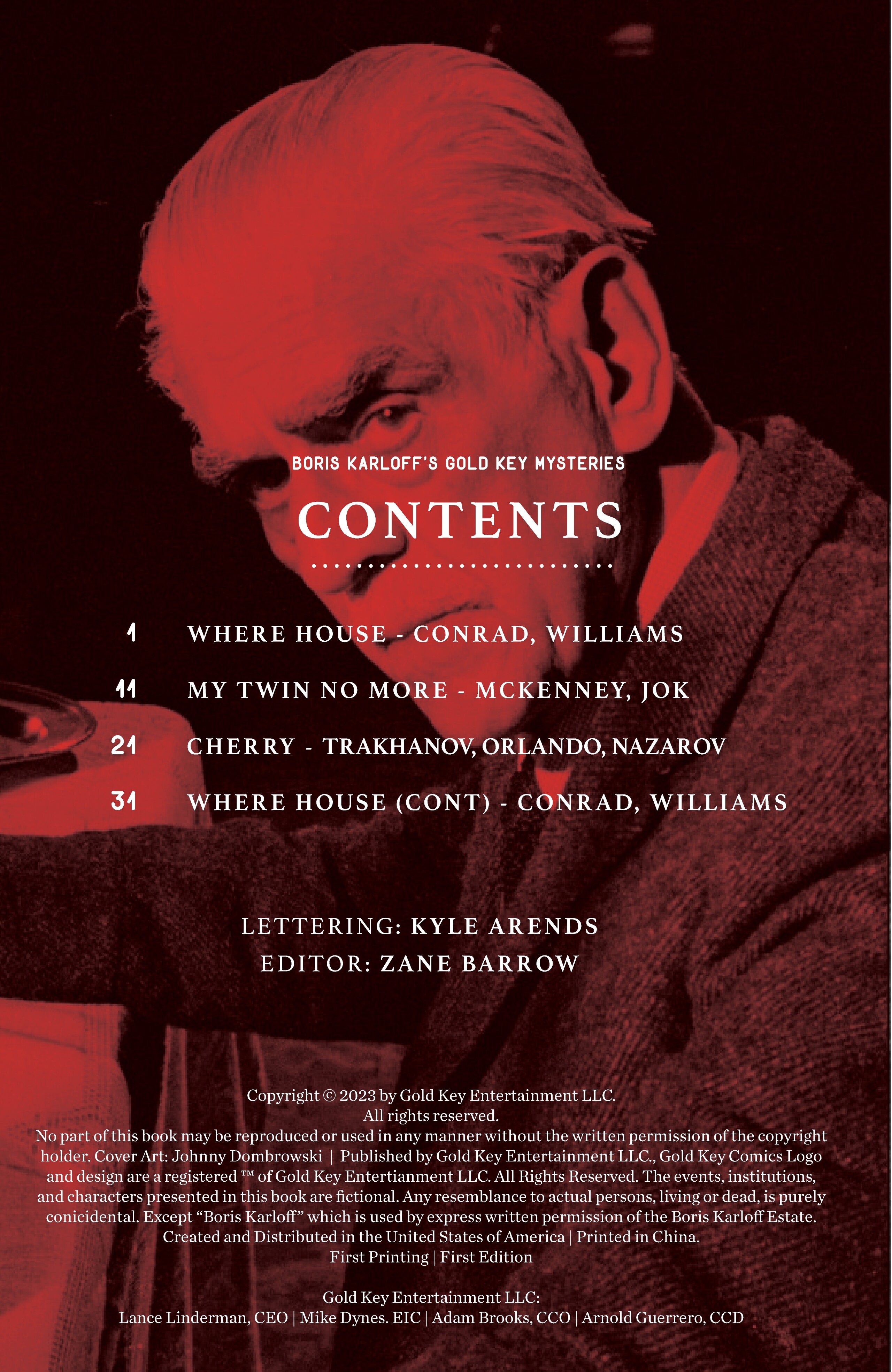 Boris Karloff's Gold Key Mysteries (2023): Chapter 1 - Page 2