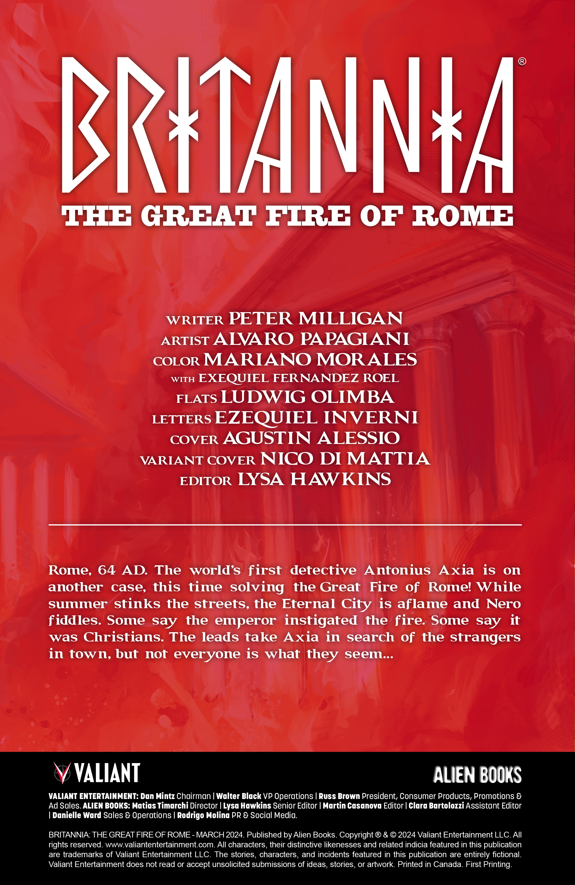 Britannia: Great Fire of Rome (2024-): Chapter 1 - Page 2