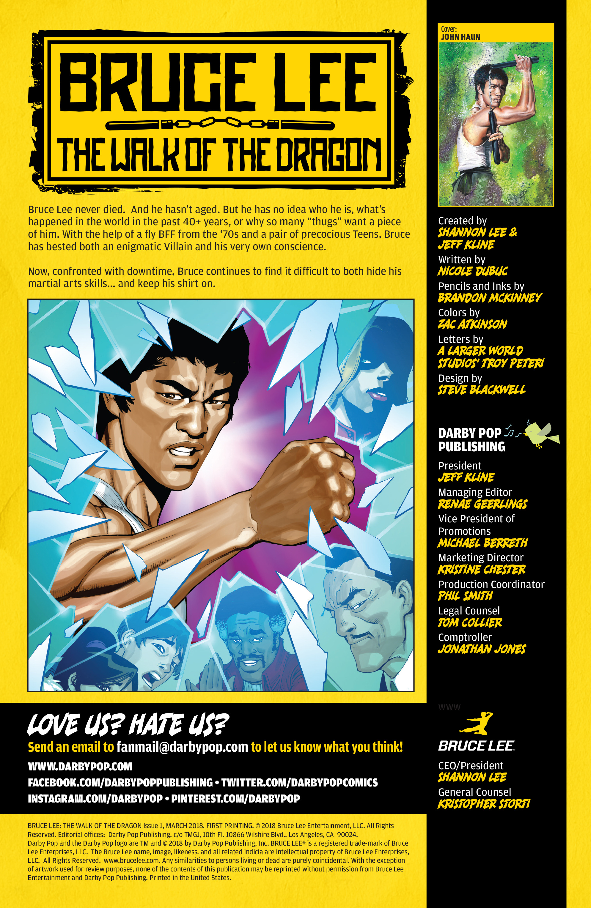 Bruce Lee: The Walk of the Dragon (2018-): Chapter 1 - Page 2