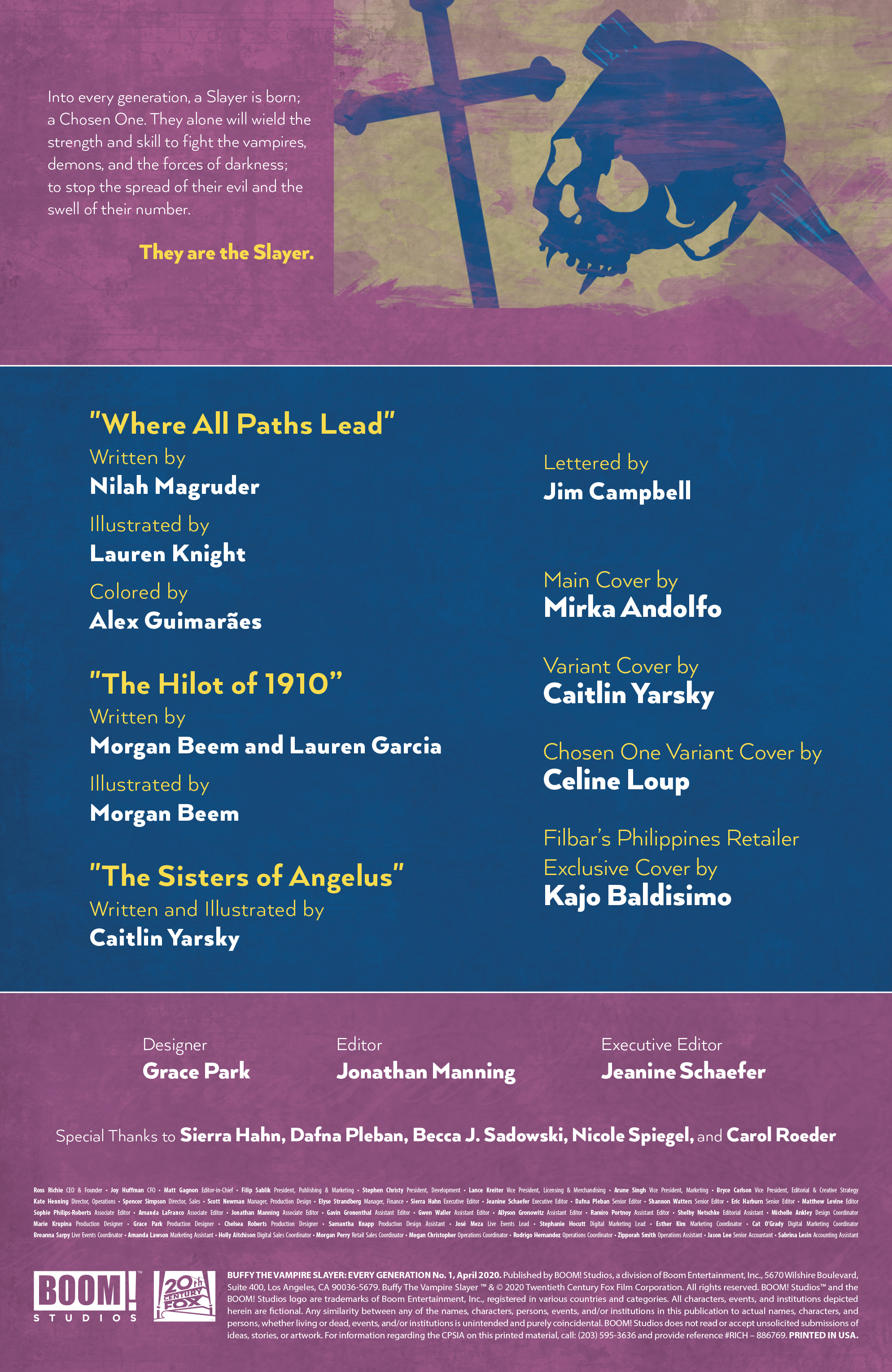 Buffy the Vampire Slayer: Every Generation (2020-): Chapter 1 - Page 2