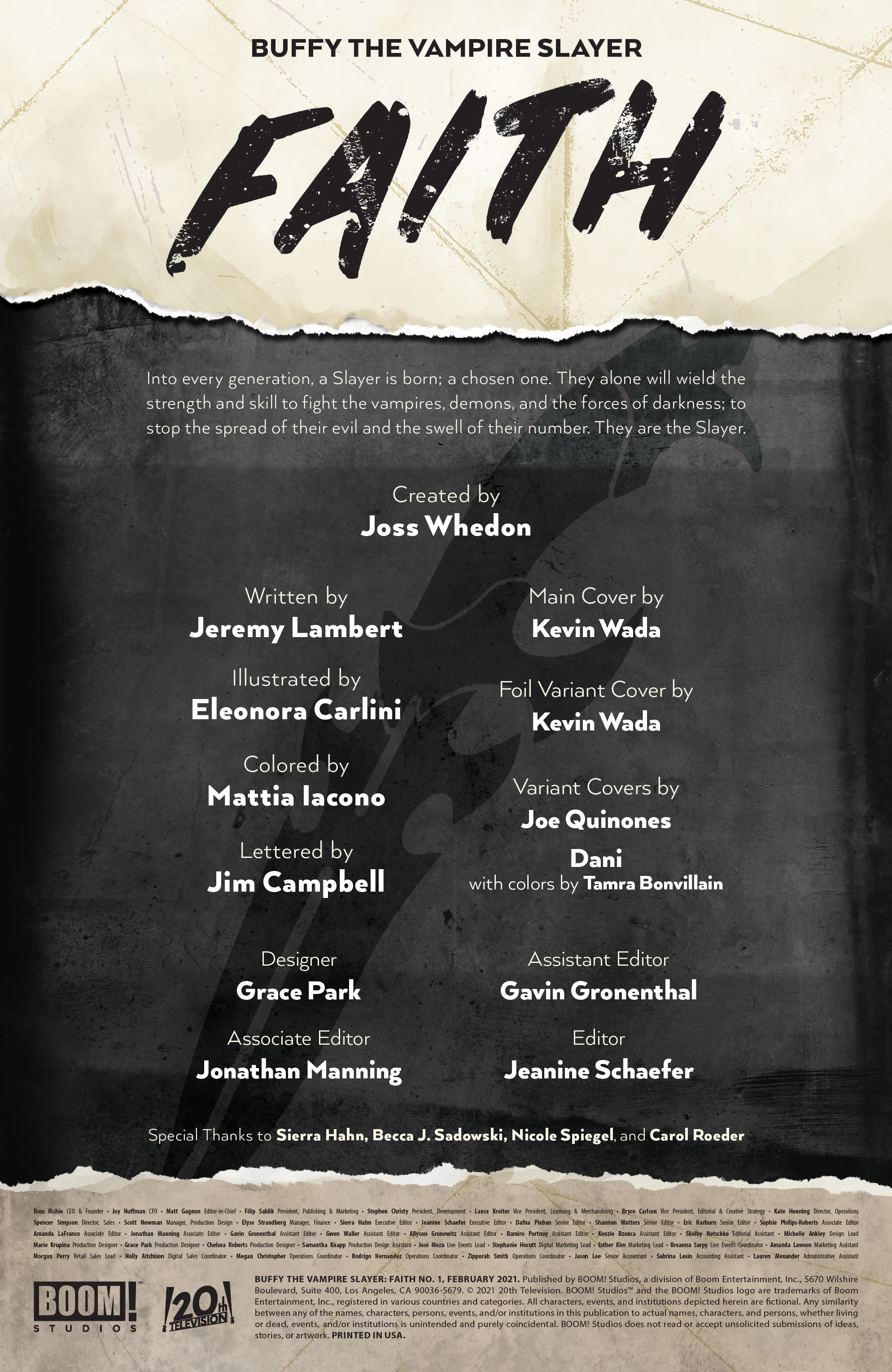 Buffy the Vampire Slayer: Faith (2021-): Chapter 1 - Page 2