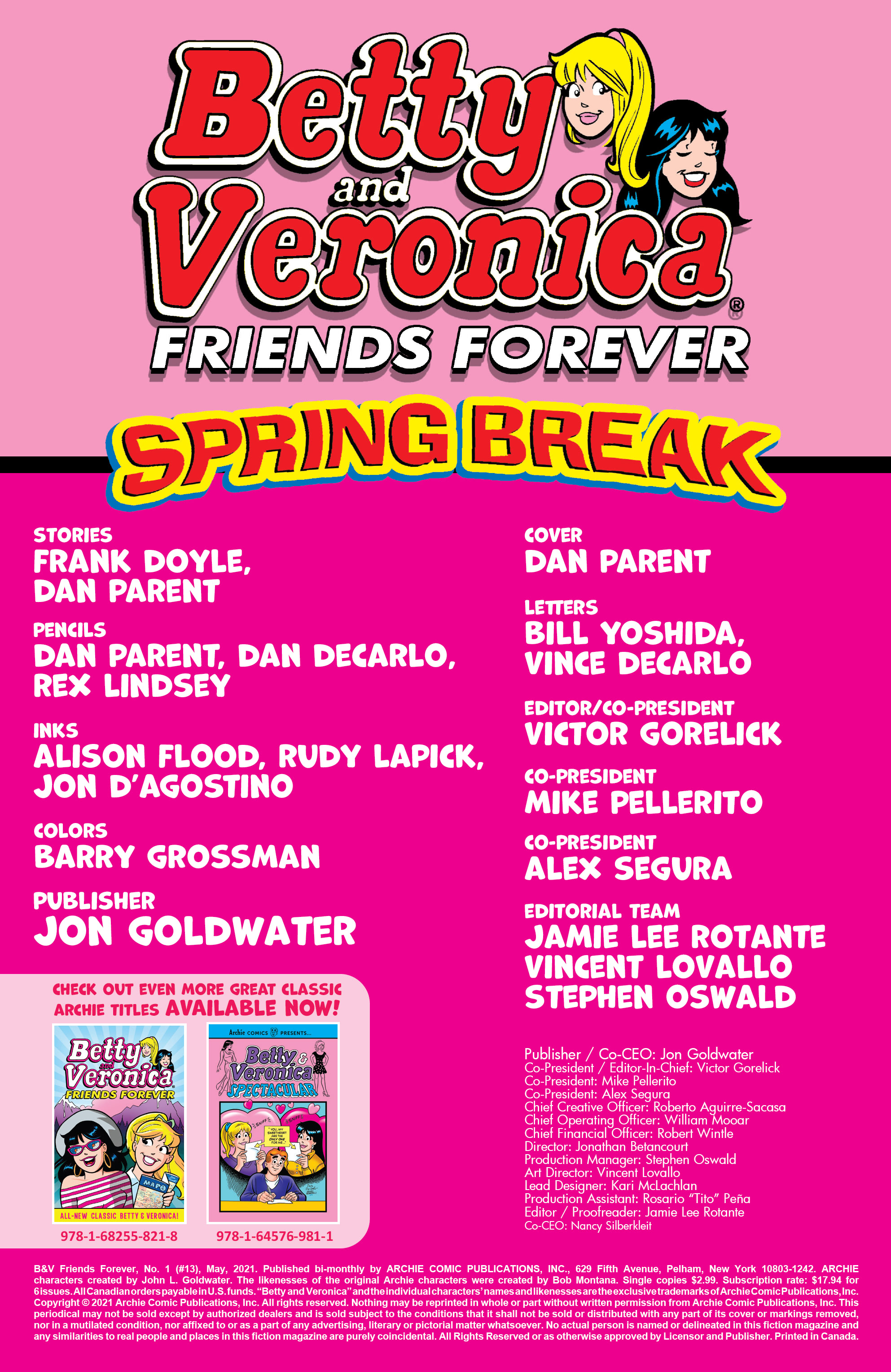 B&V Friends Forever: Spring Break (2021): Chapter 1 - Page 2
