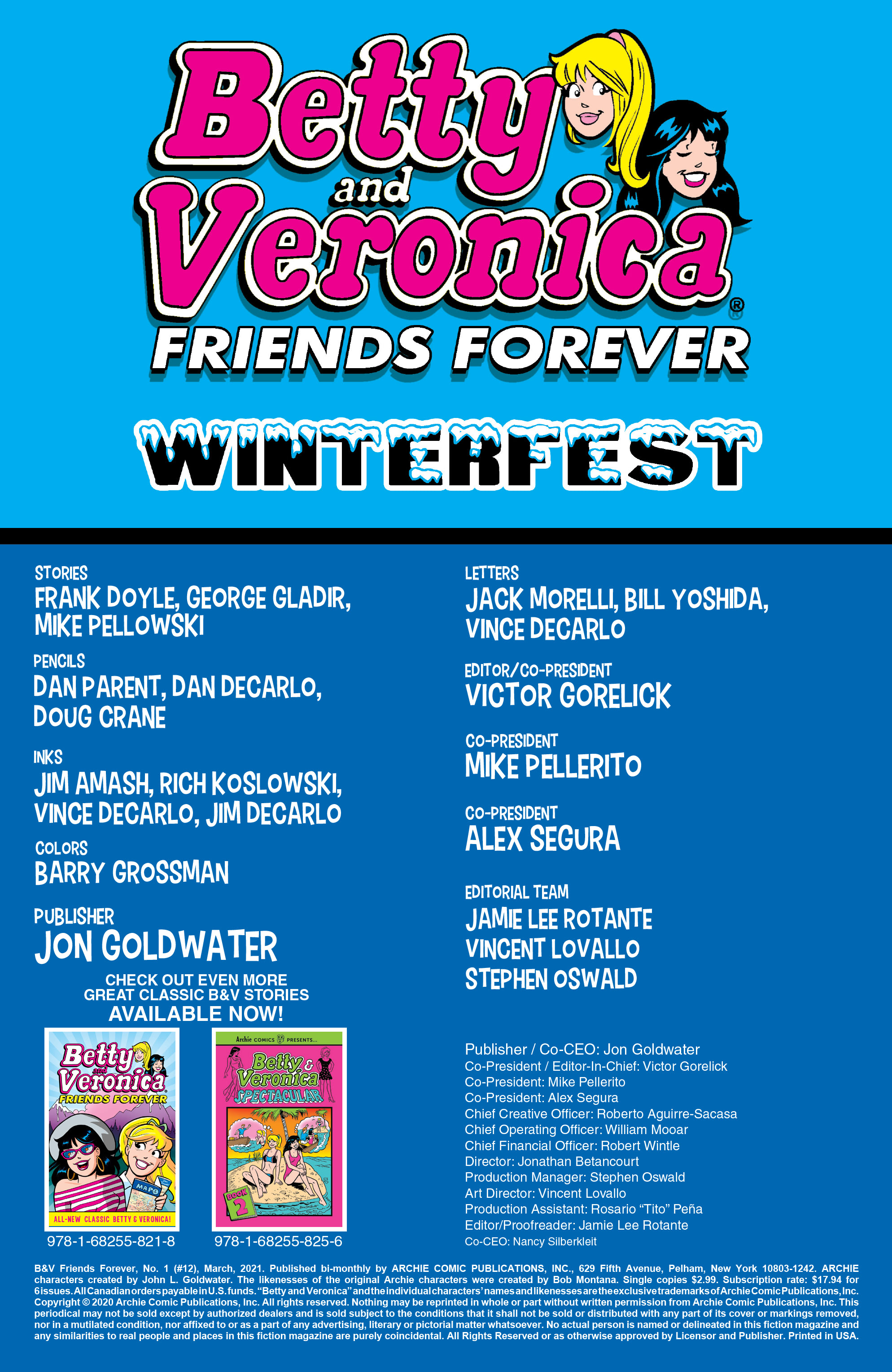 B&V Friends Forever: Winterfest (2021): Chapter 1 - Page 2