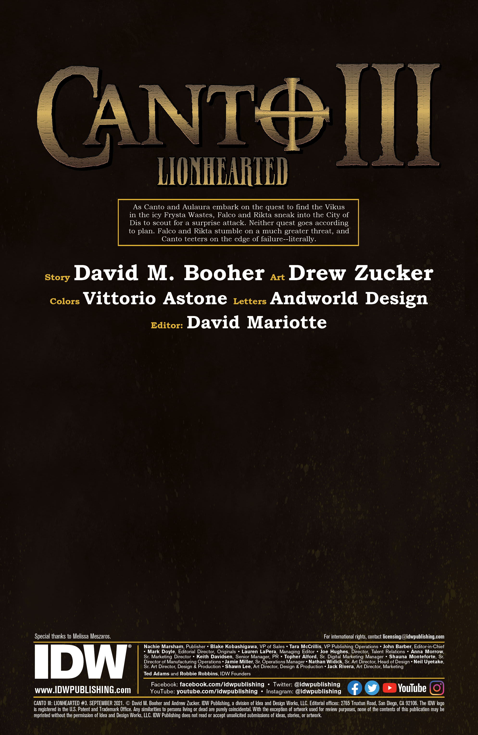 Canto III: Lionhearted (2021-): Chapter 3 - Page 2