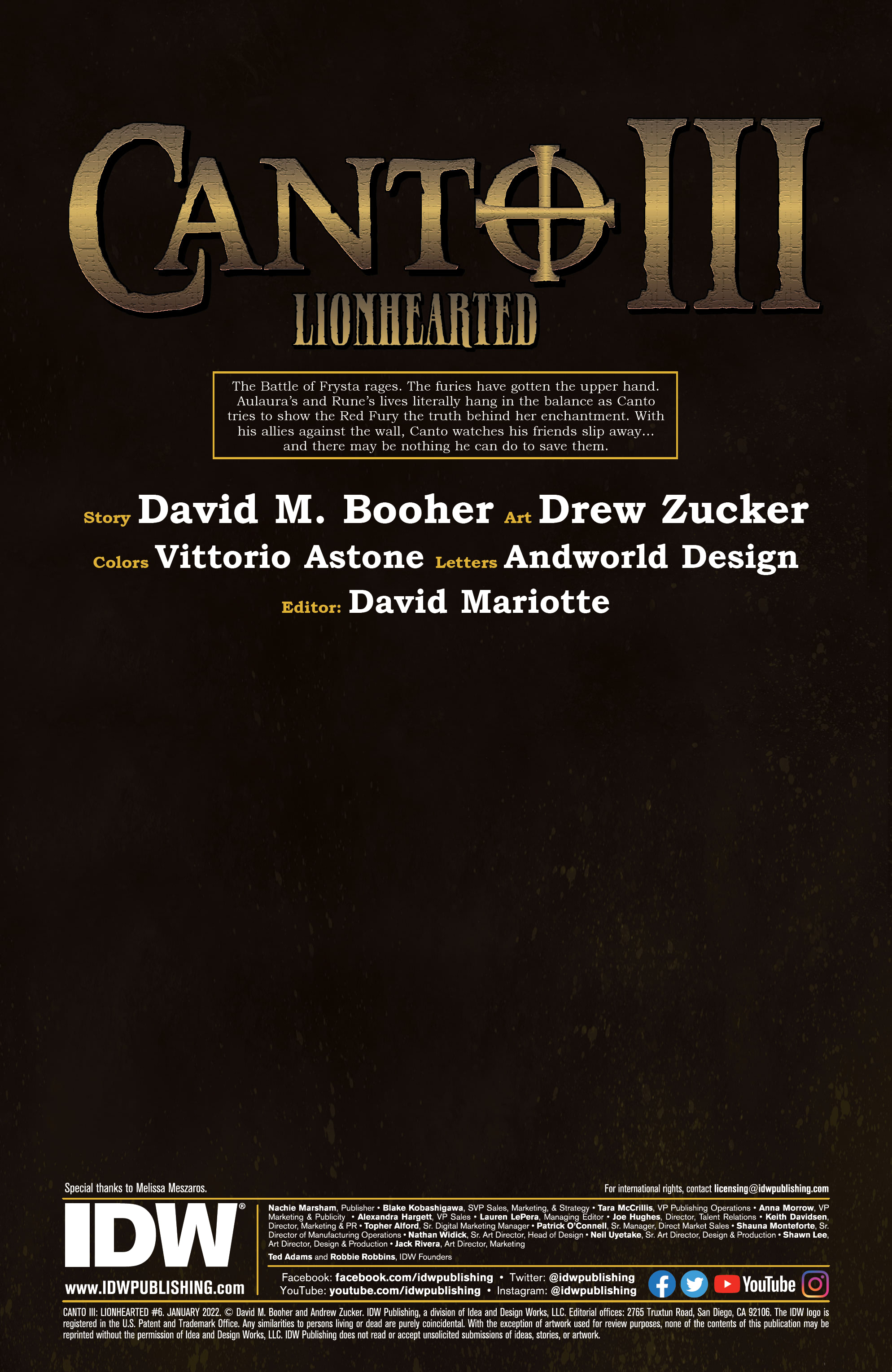 Canto III: Lionhearted (2021-): Chapter 6 - Page 2