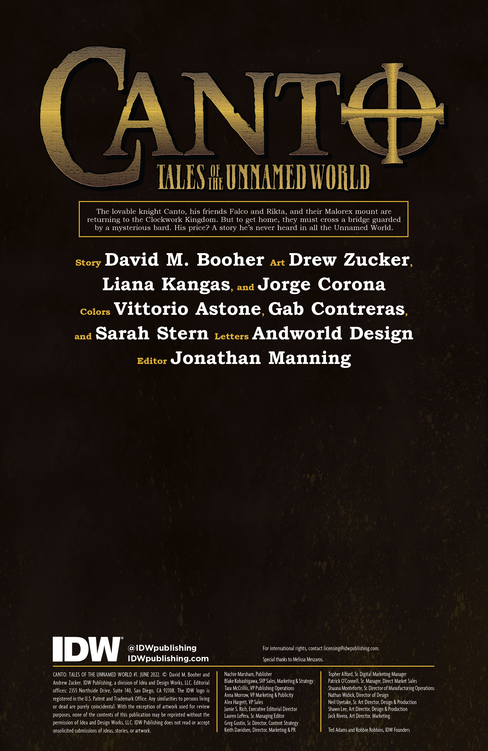 Canto: Tales Of The Unnamed World (2022-): Chapter 1 - Page 2