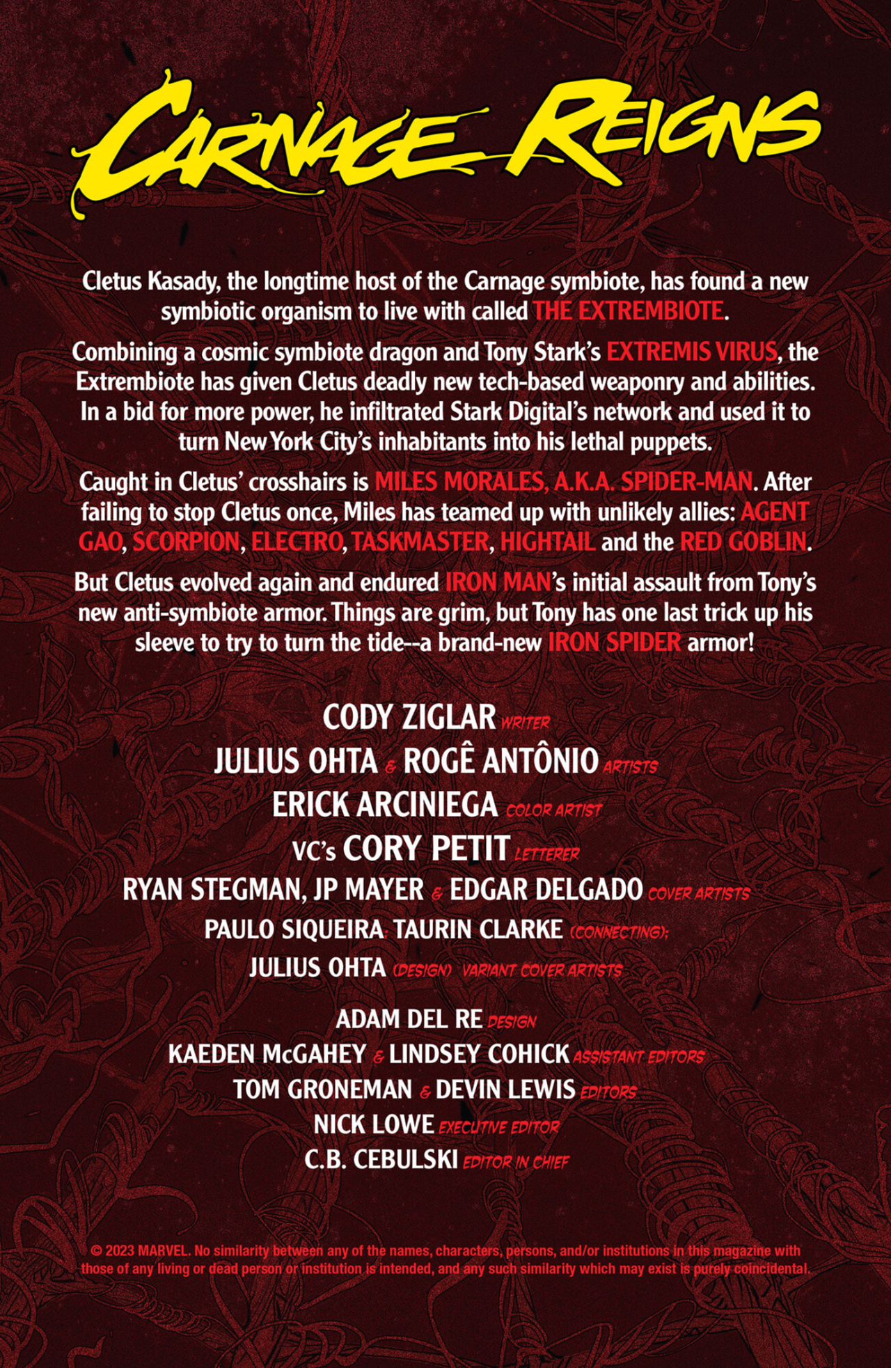 Carnage Reigns: Omega (2023-): Chapter 1 - Page 2