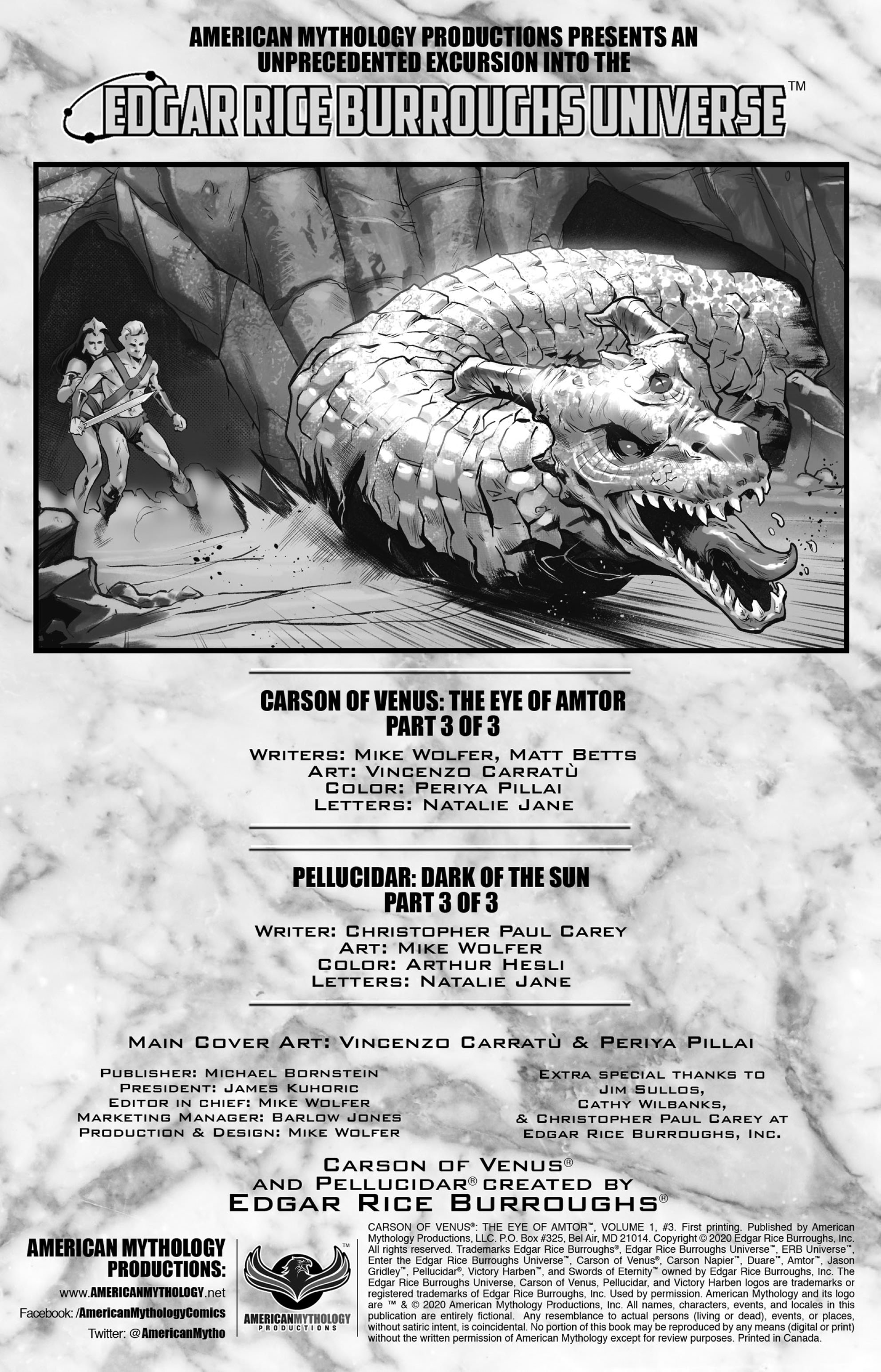 Carson of Venus: Eye of Amtor (2020-): Chapter 3 - Page 2
