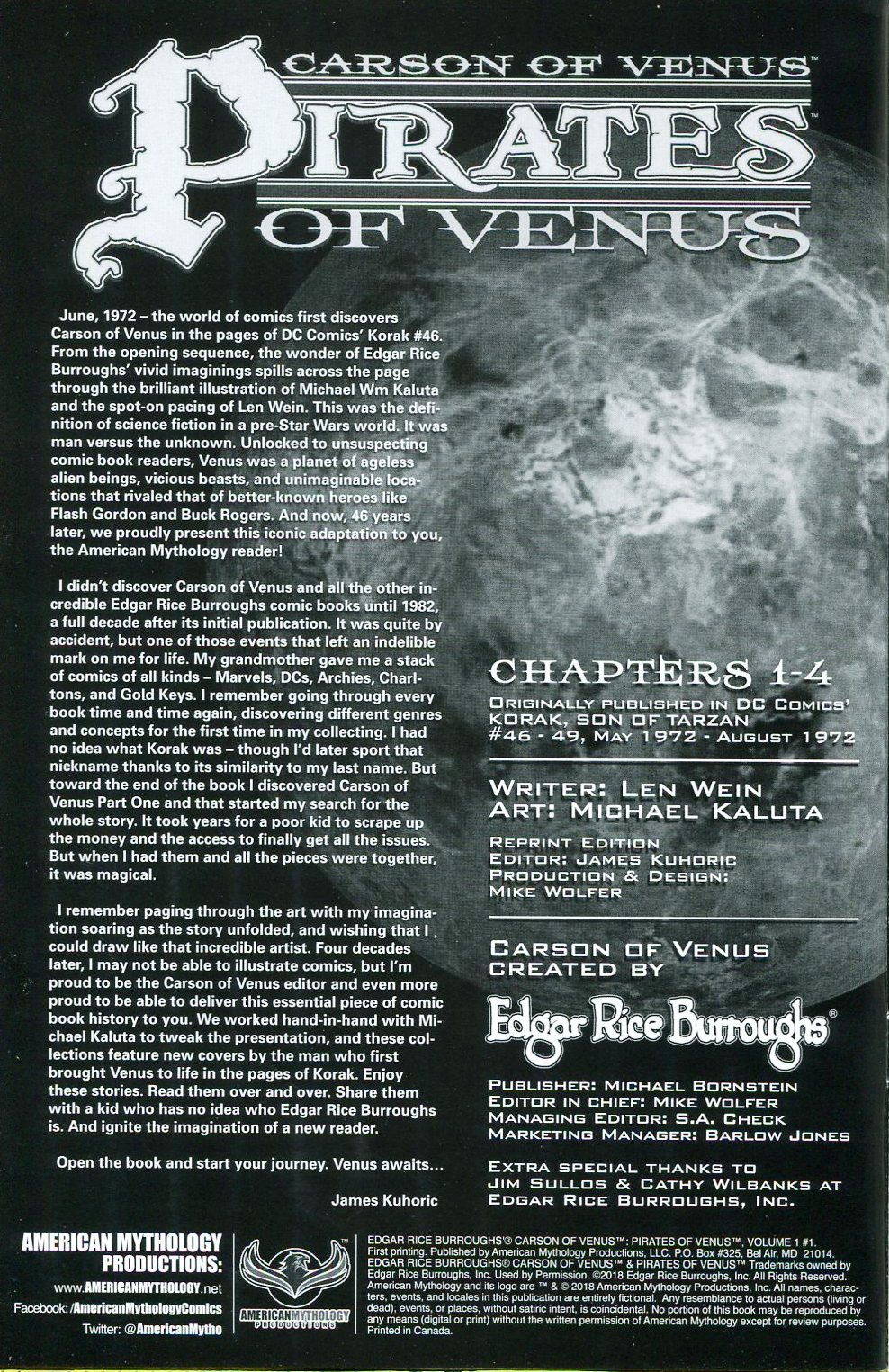 Carson of Venus: Pirates of Venus (2018-): Chapter 1 - Page 2