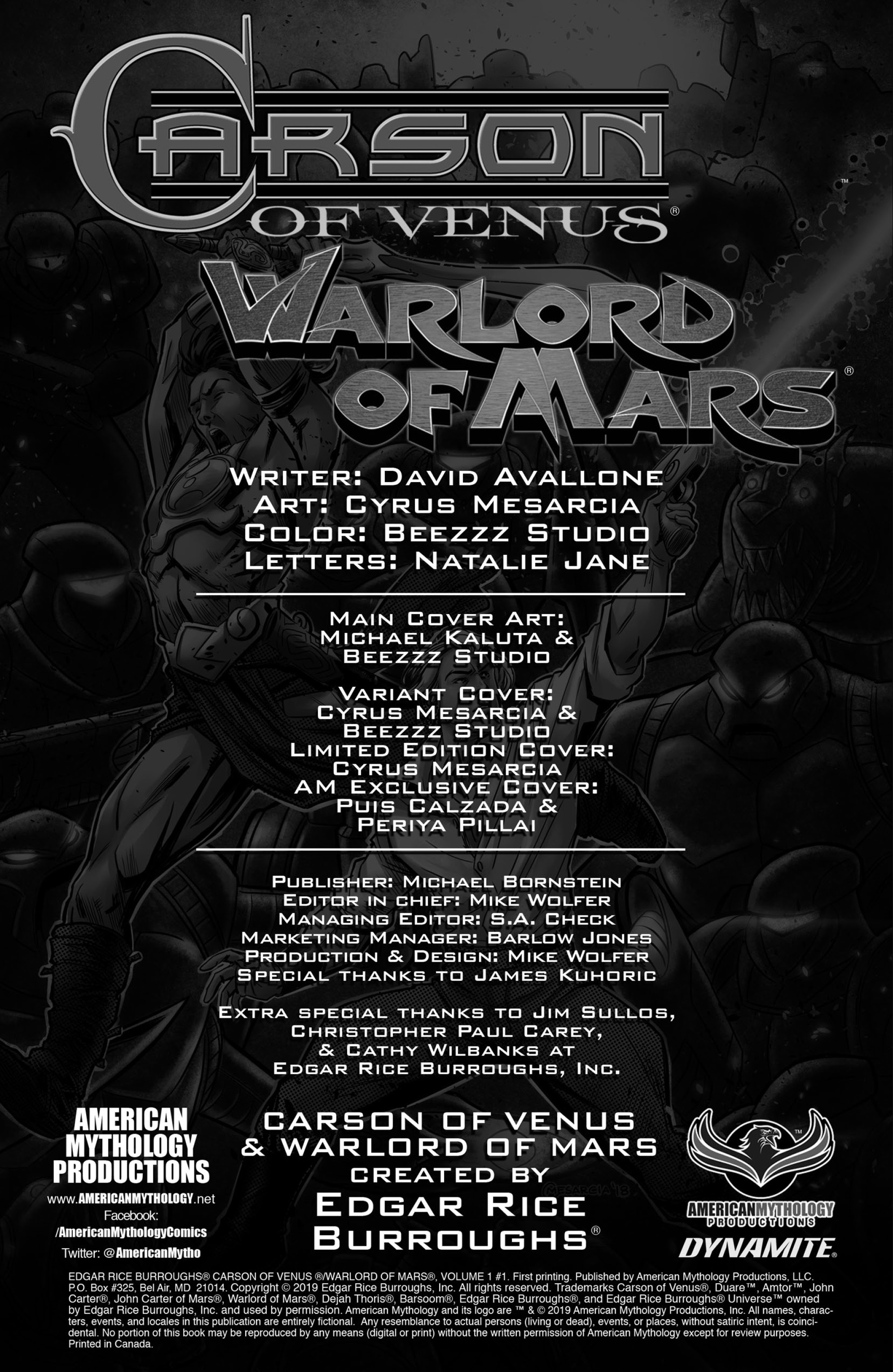 Carson of Venus Warlord of Mars (2019): Chapter 1 - Page 2