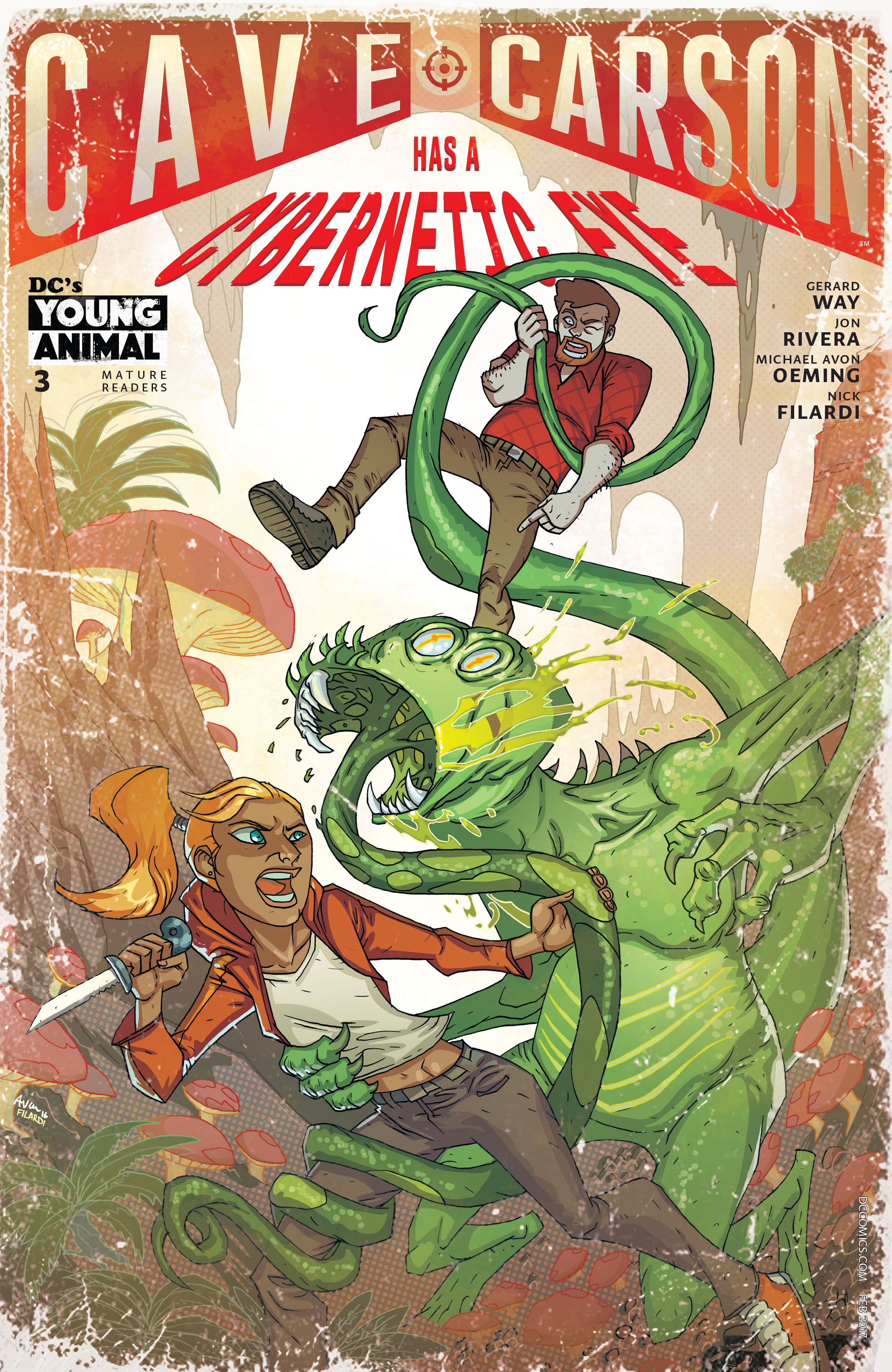 Cave Carson Has a Cybernetic Eye (2016-): Chapter 3 - Page 1
