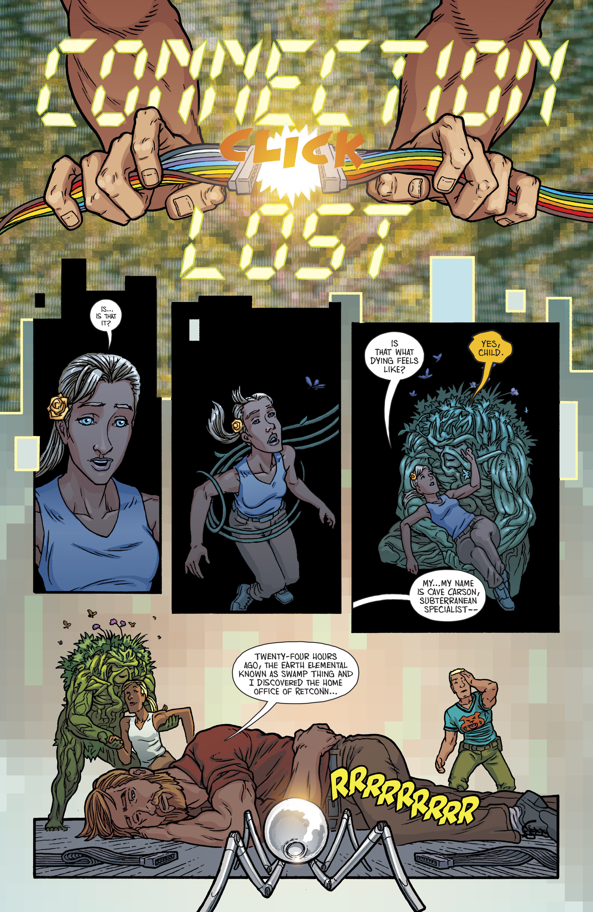 Cave Carson Has a Cybernetic Eye/Swamp Thing Special (2018-): Chapter 1 - Page 32