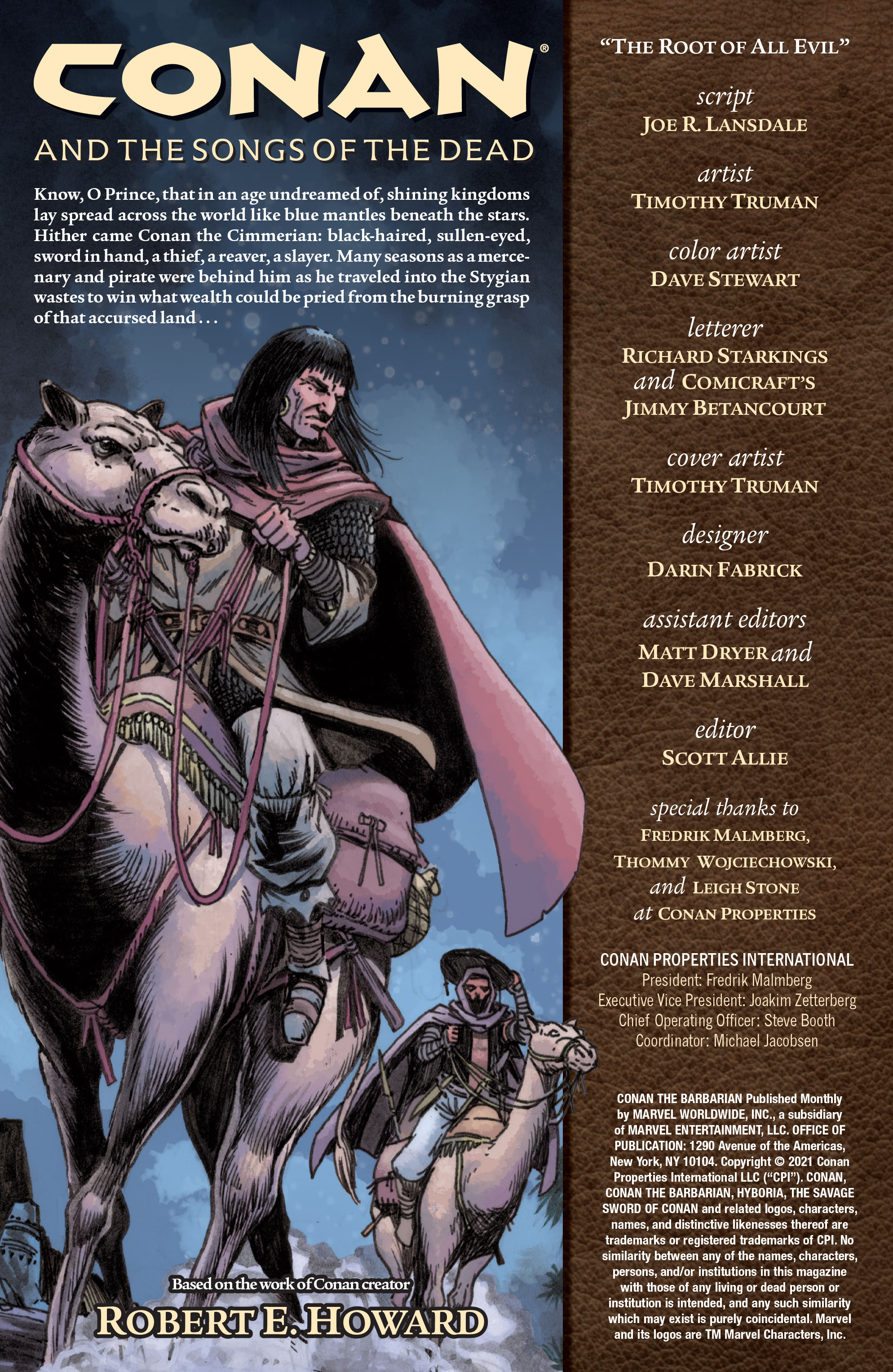 Conan And The Songs Of The Dead (2021) (Marvel): Chapter 1 - Page 2