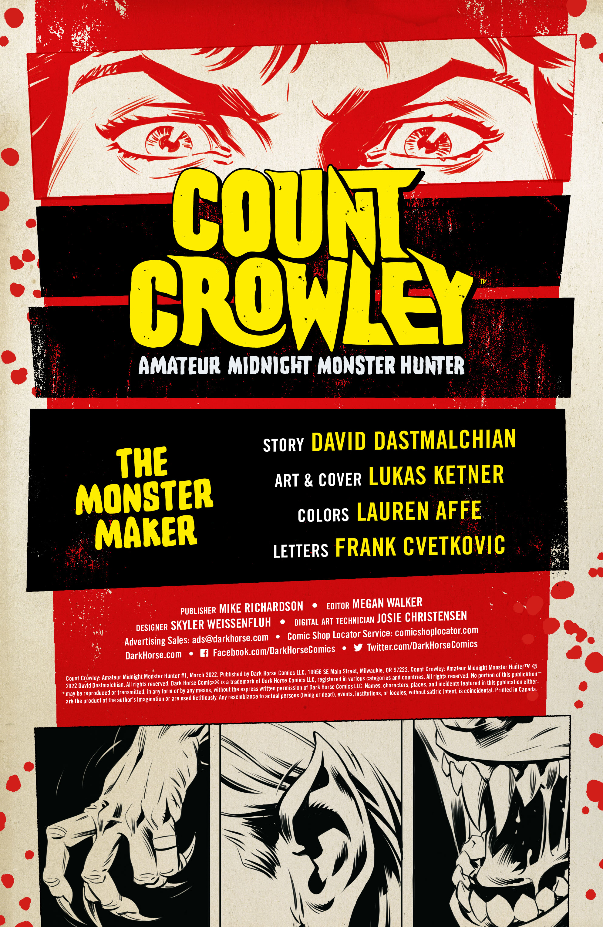 Count Crowley: Amateur Midnight Monster Hunter (2022-): Chapter 1 - Page 2