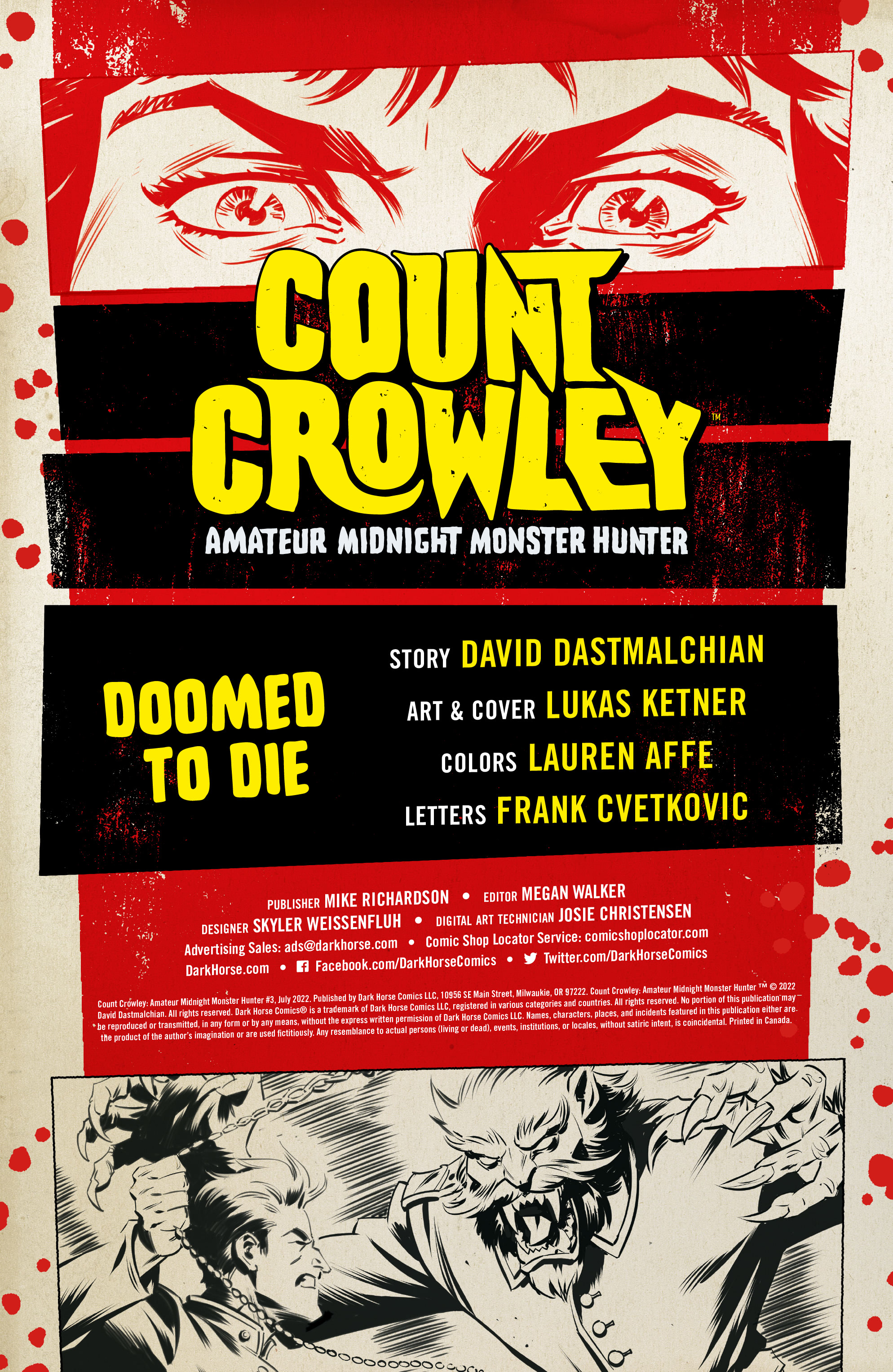 Count Crowley: Amateur Midnight Monster Hunter (2022-): Chapter 3 - Page 2