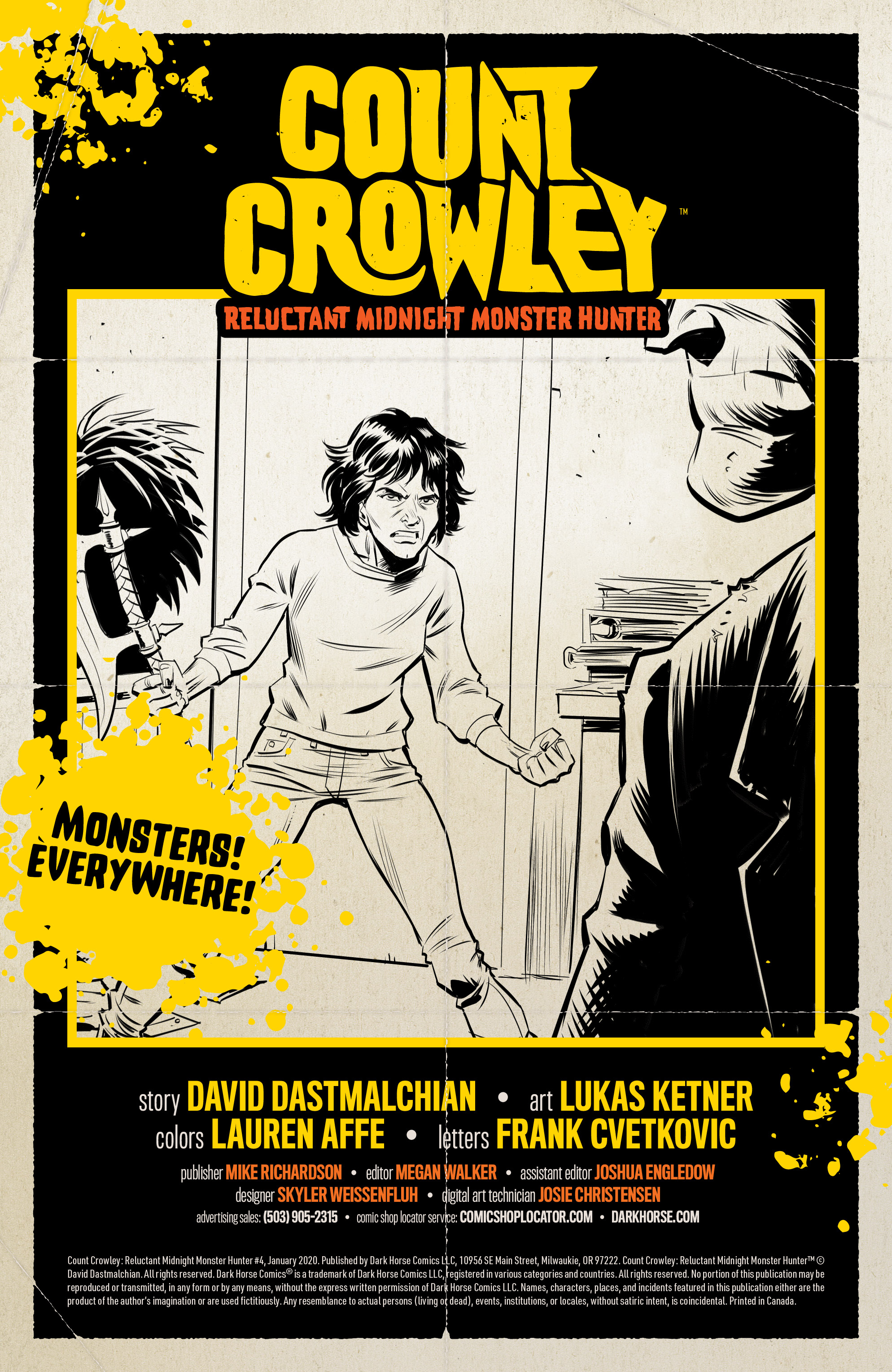 Count Crowley: Reluctant Midnight Monster Hunter (2019-): Chapter 4 - Page 2