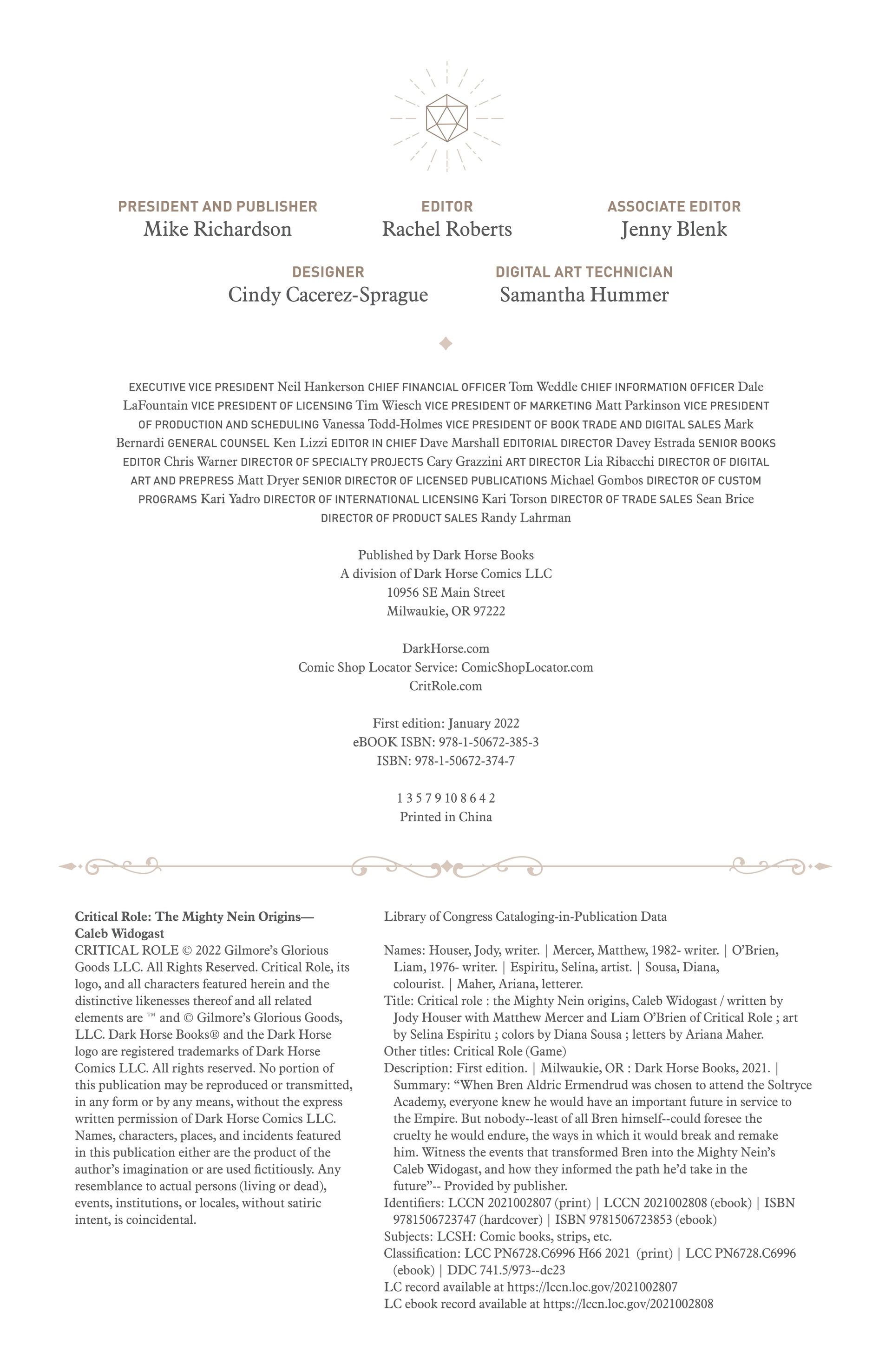 Critical Role: The Mighty Nein Origins: Caleb Widogast (2022): Chapter 1 - Page 7