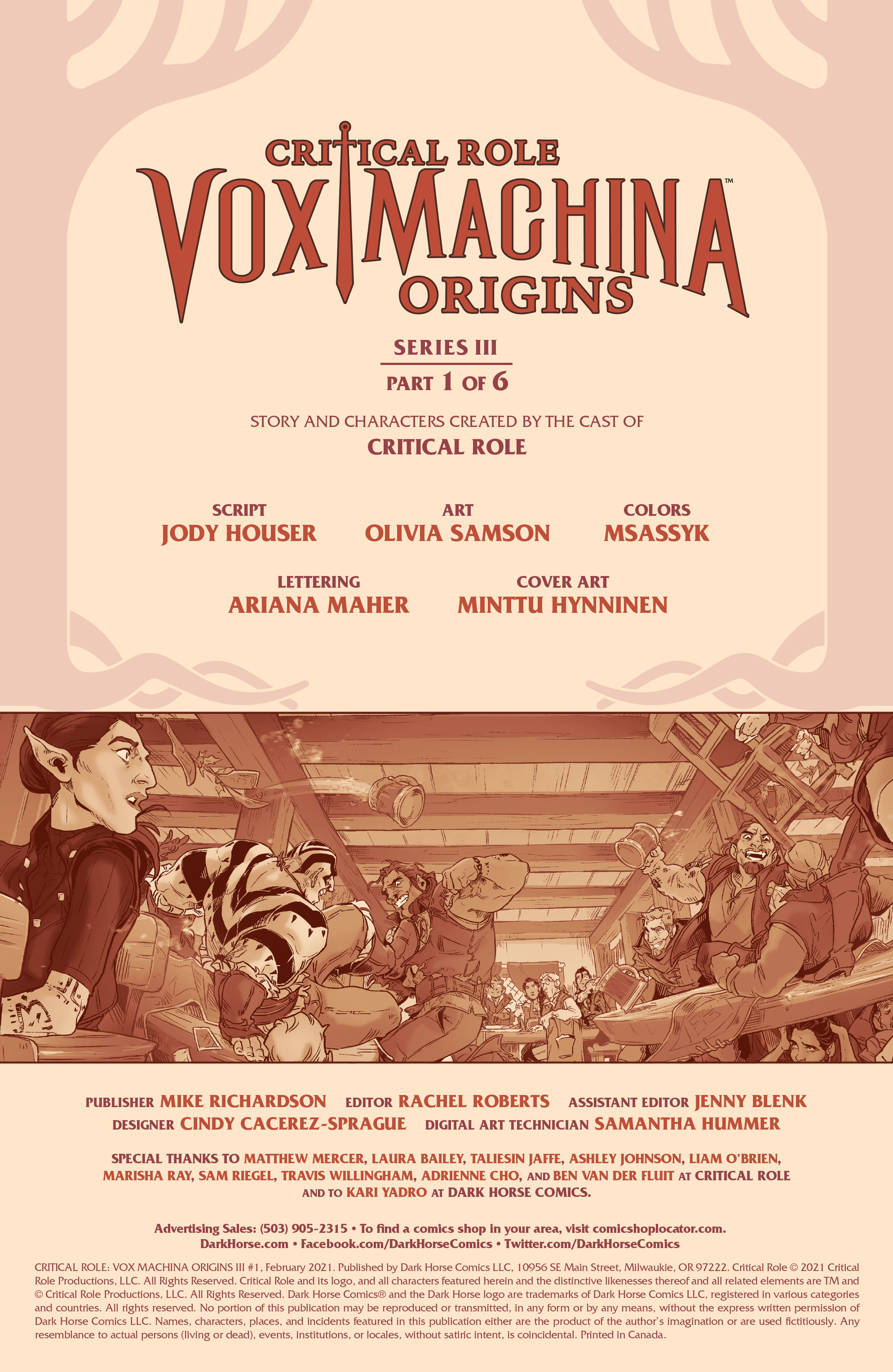 Critical Role: Vox Machina Origins III (2021-): Chapter 1 - Page 2