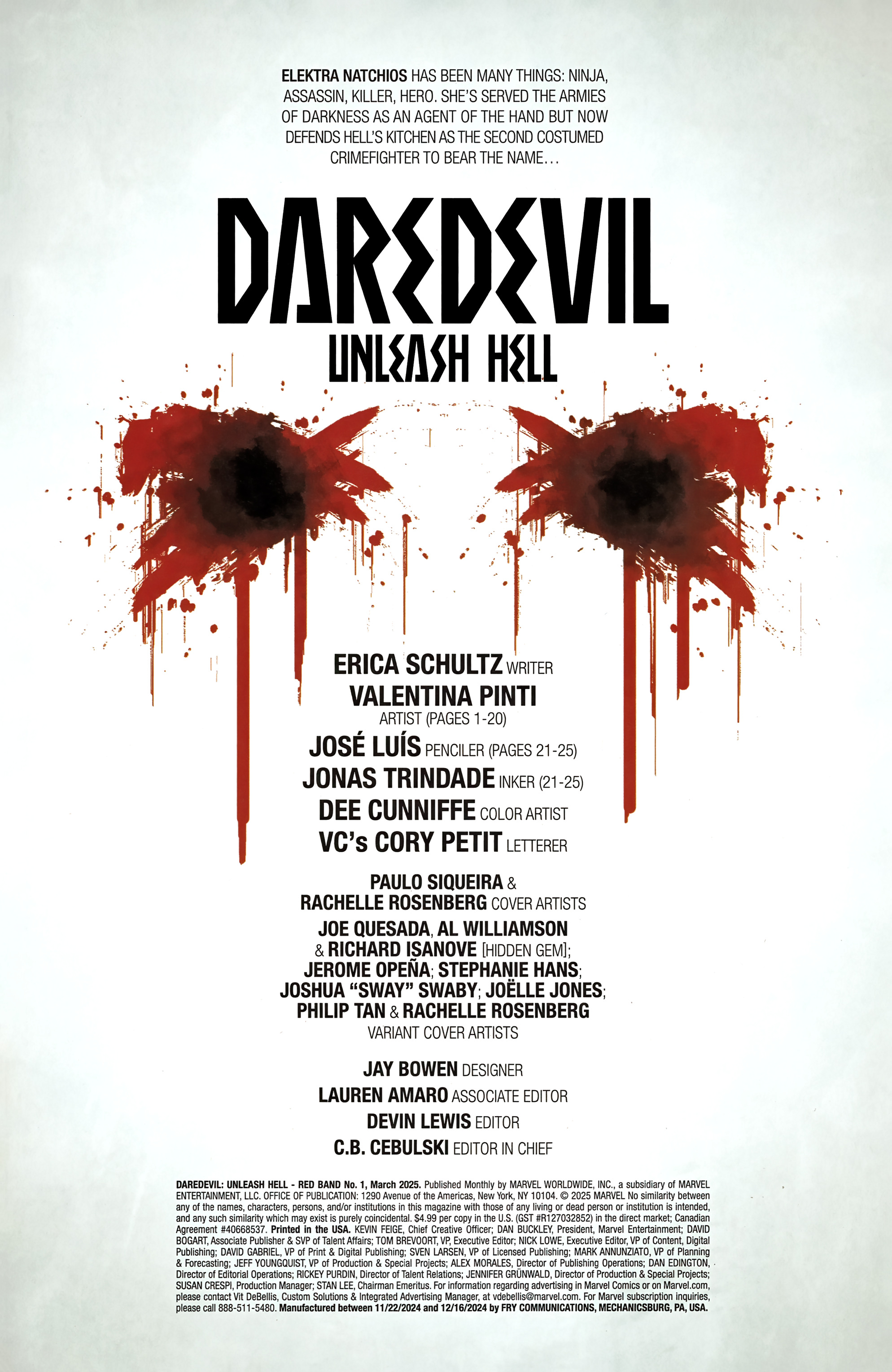 Daredevil: Unleash Hell - Red Band (2025-): Chapter 1 - Page 3