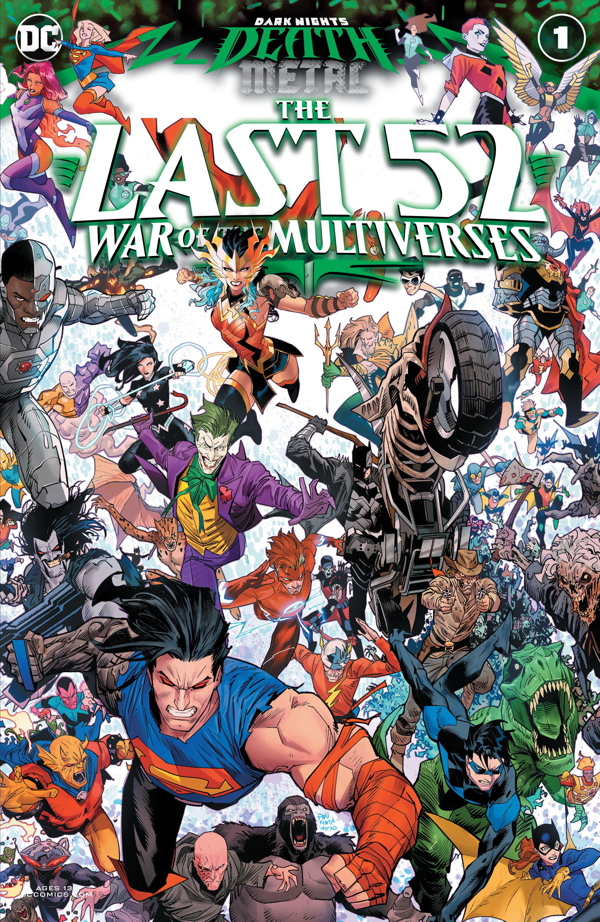 Dark Nights: Death Metal The Last 52: War of the Multiverses (2020-): Chapter 1 - Page 1