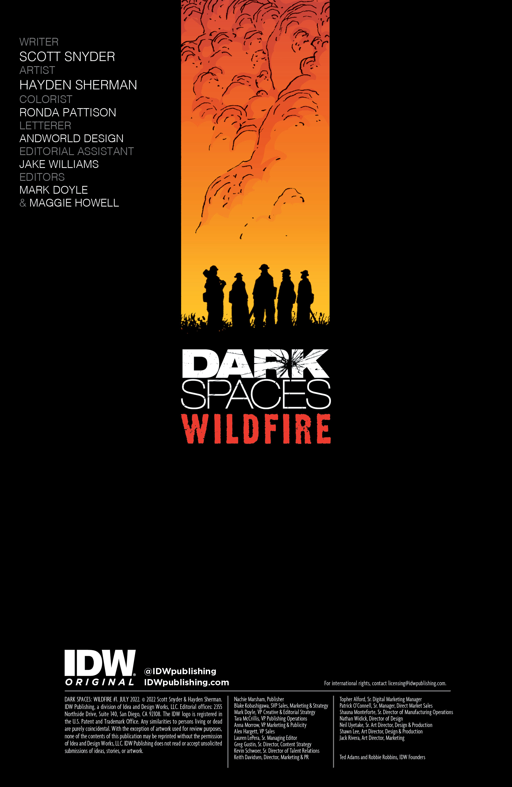 Dark Spaces: Wildfire (2022-): Chapter 1 - Page 2