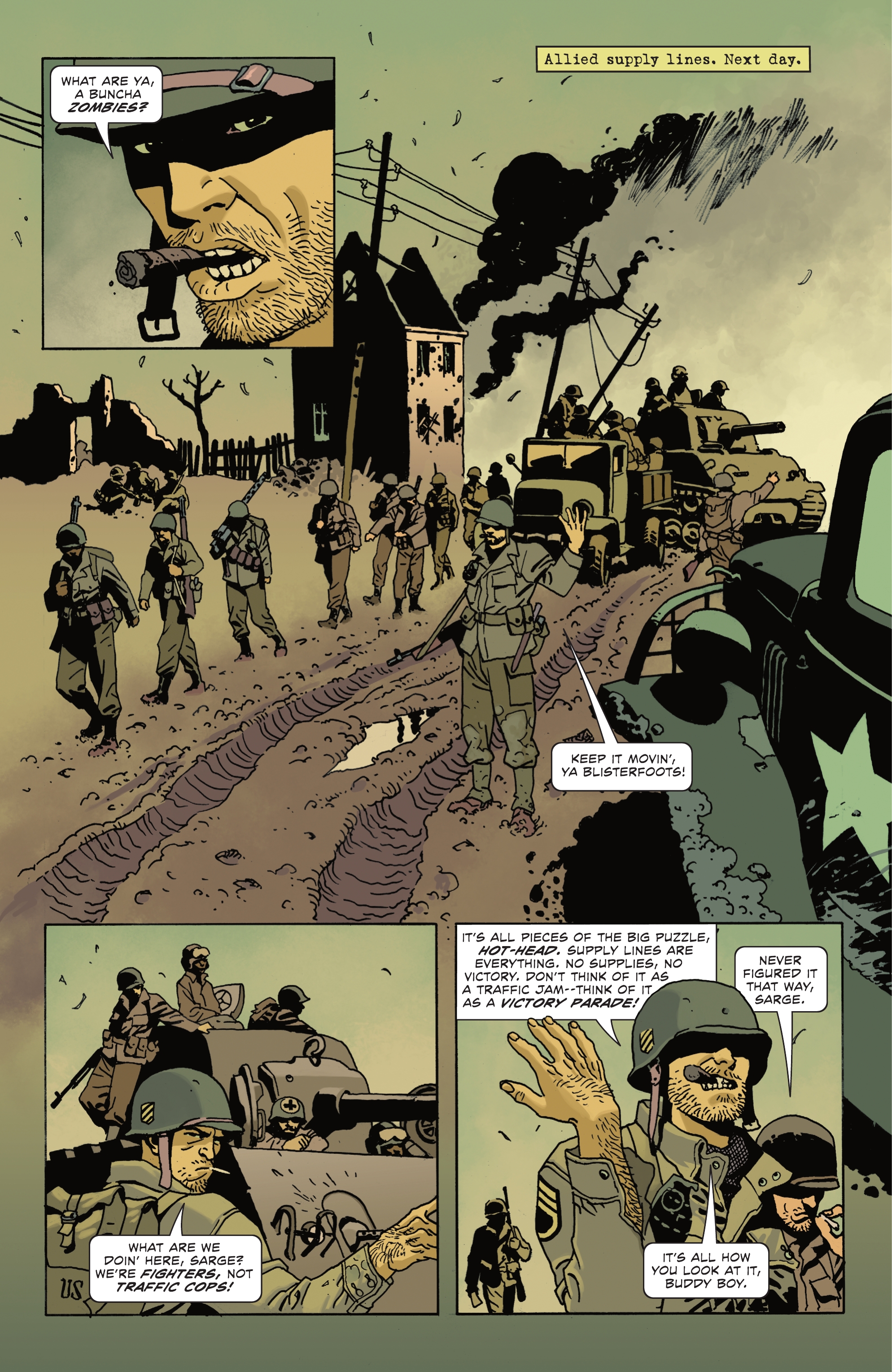DC Horror Presents: Sgt. Rock vs. The Army of the Dead (2022-): Chapter 1 - Page 7