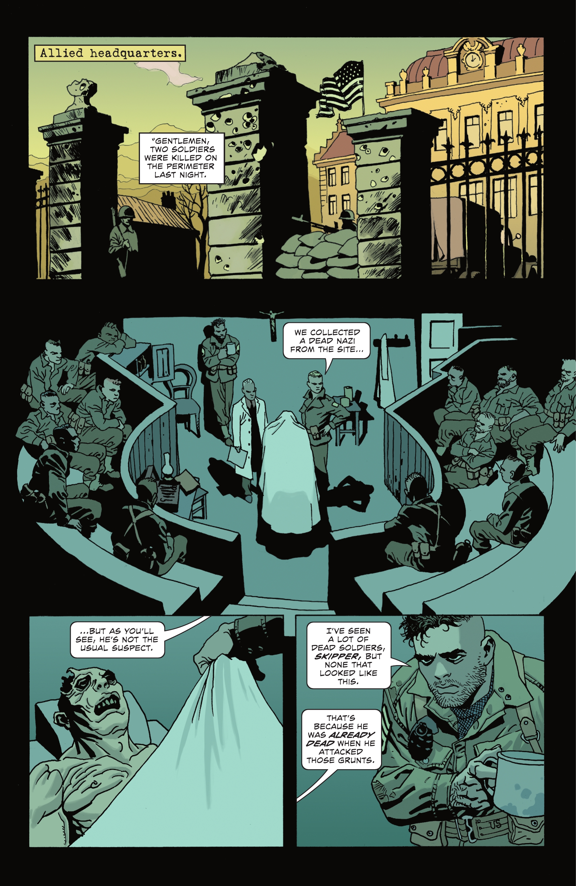 DC Horror Presents: Sgt. Rock vs. The Army of the Dead (2022-): Chapter 1 - Page 9