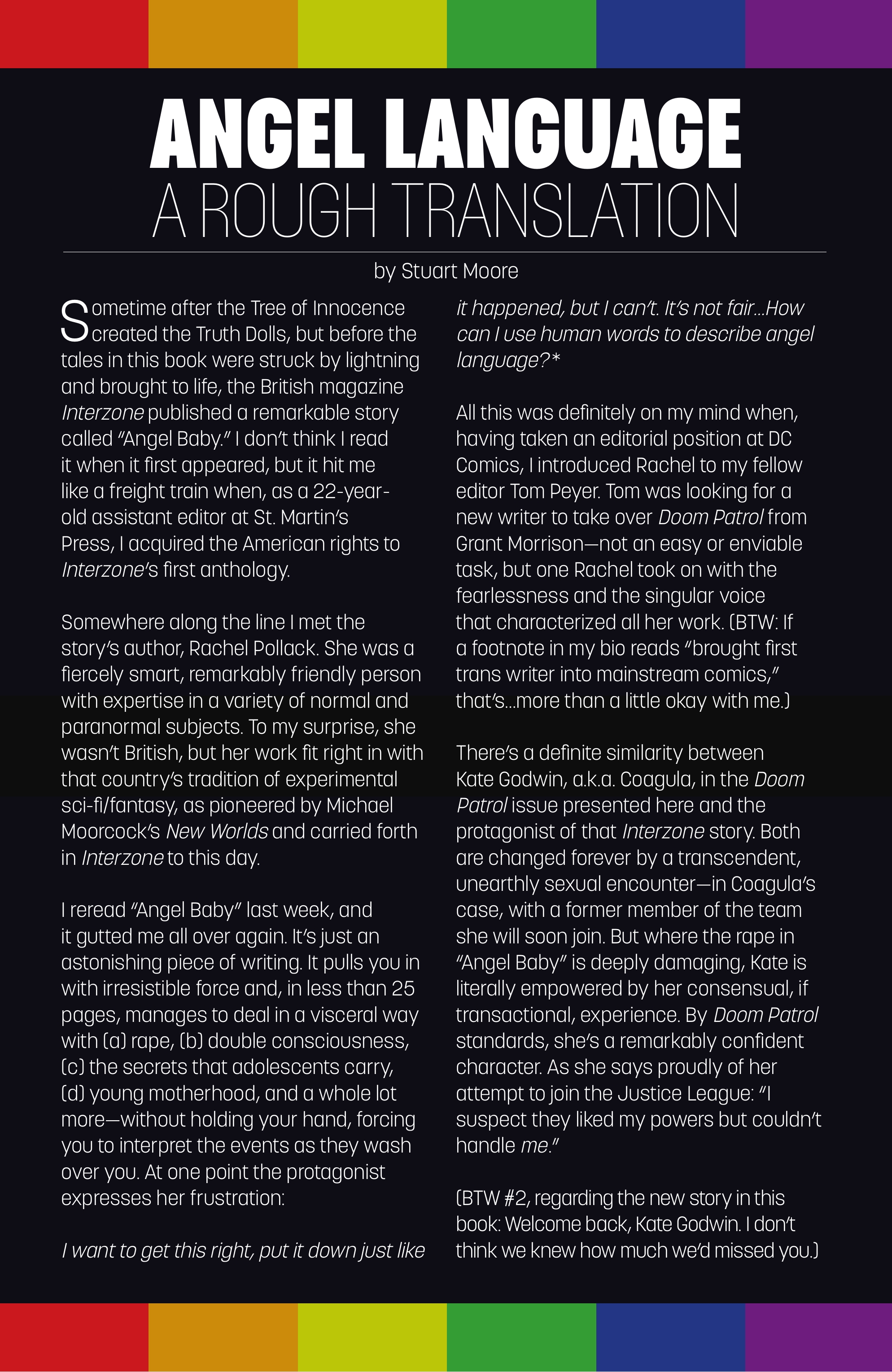 DC Pride: A Celebration of Rachel Pollack (2024-): Chapter 1 - Page 4