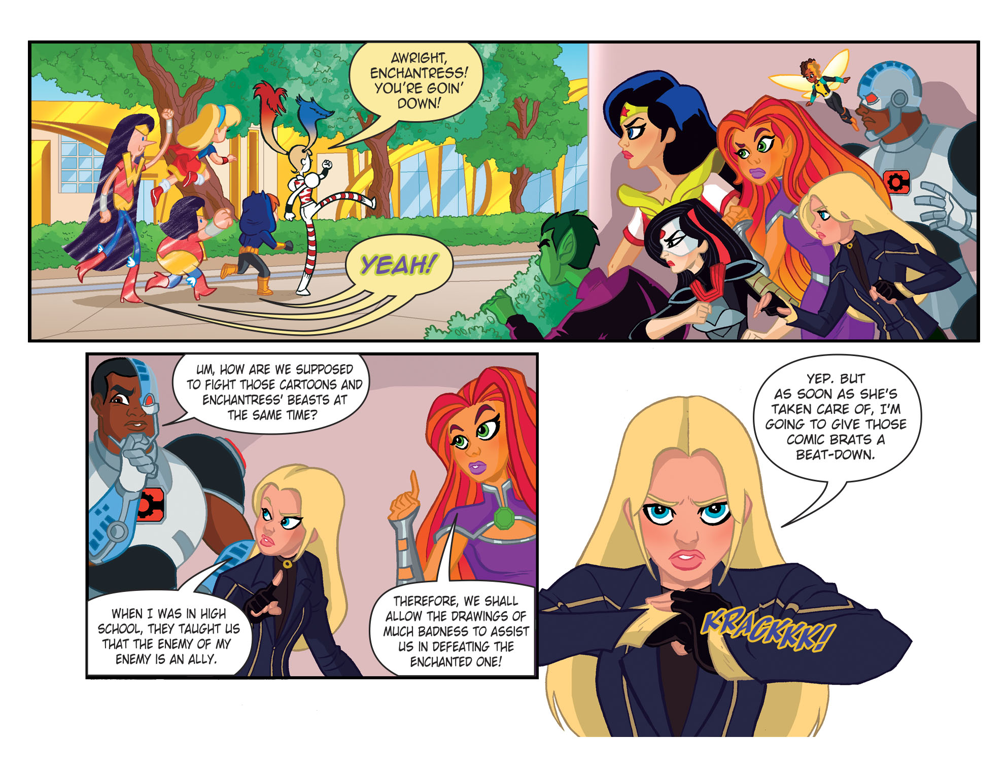 DC Super Hero Girls: Out of the Bottle (2017-): Chapter 10 - Page 9