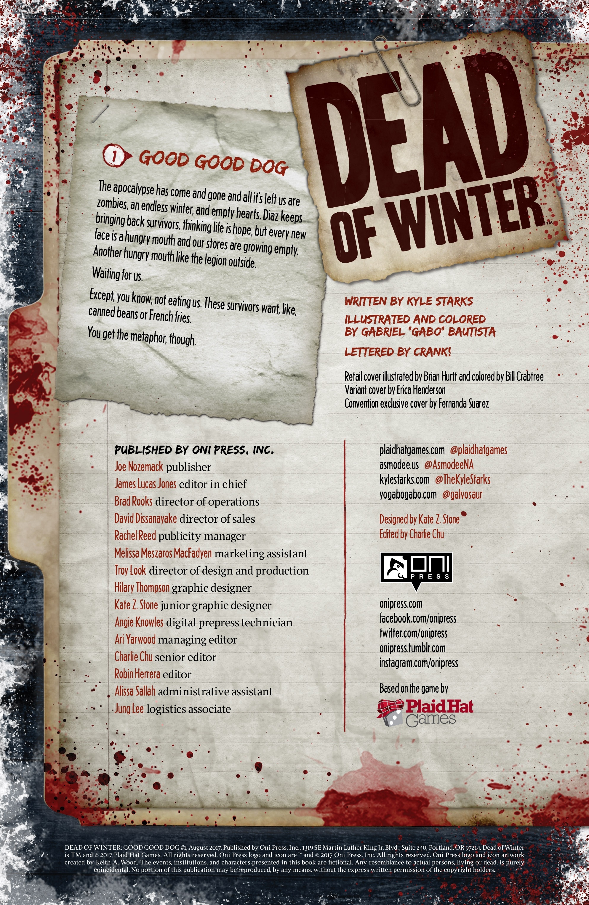 Dead of Winter (2017): Chapter 1 - Page 2