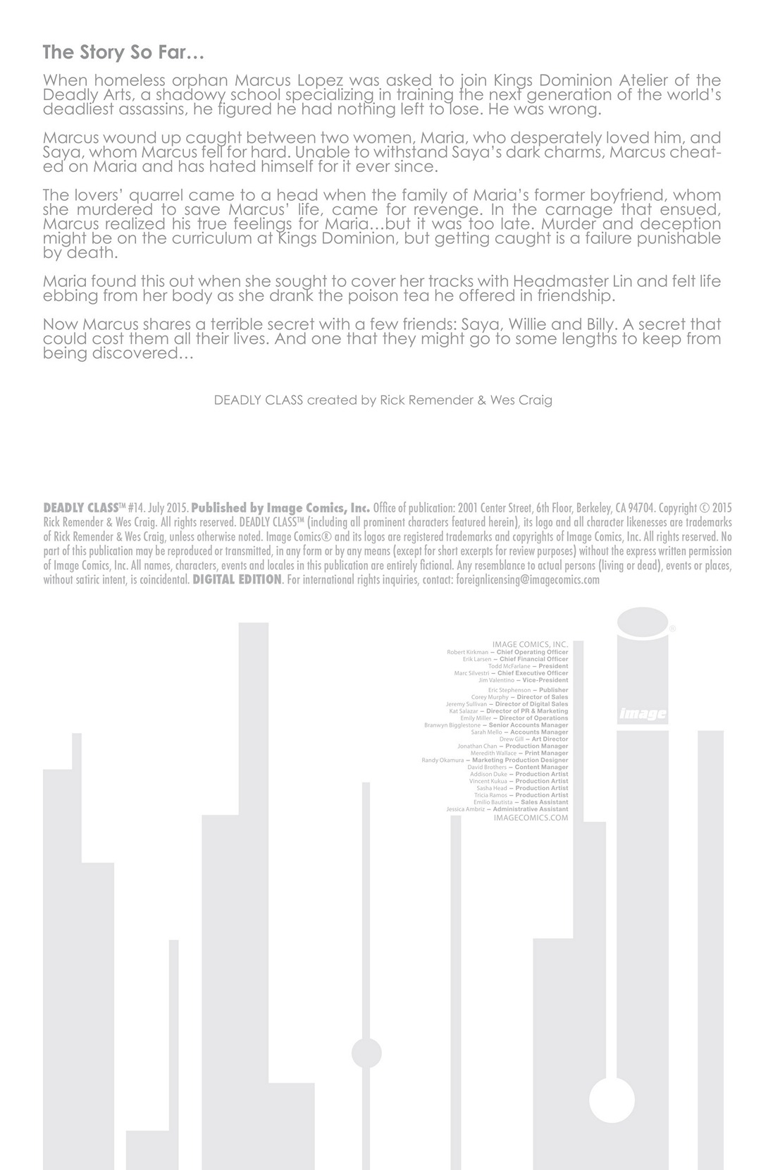 Deadly Class (2014-): Chapter 14 - Page 2