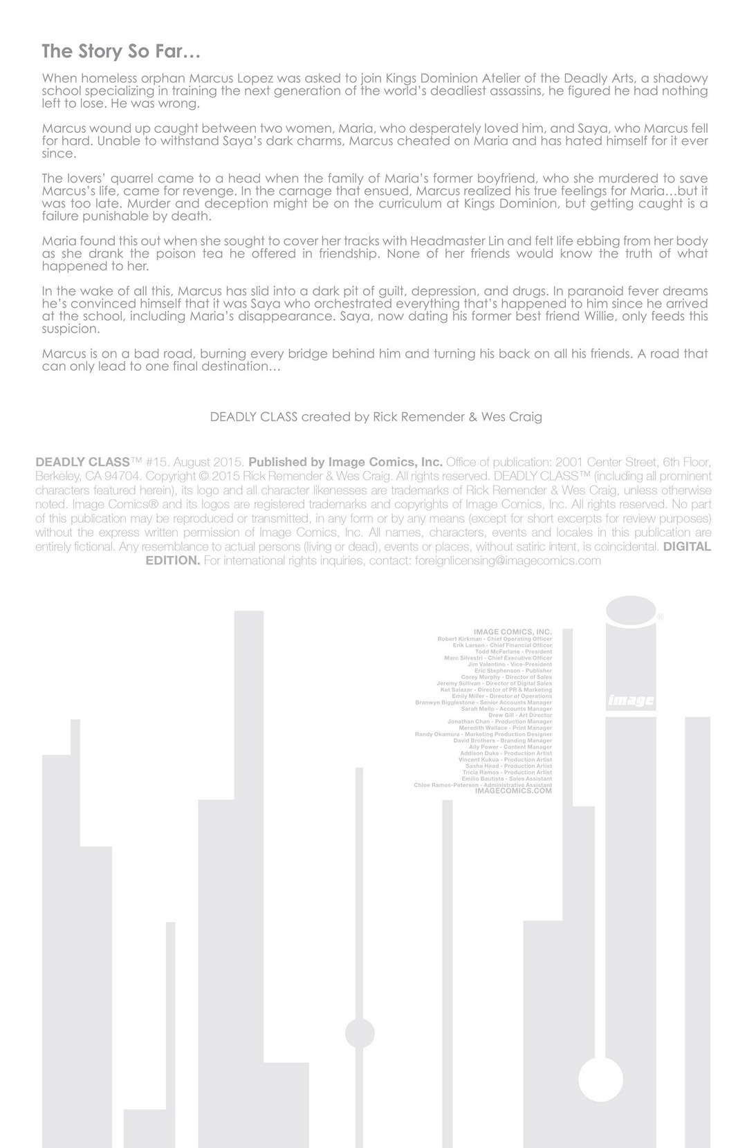 Deadly Class (2014-): Chapter 15 - Page 2