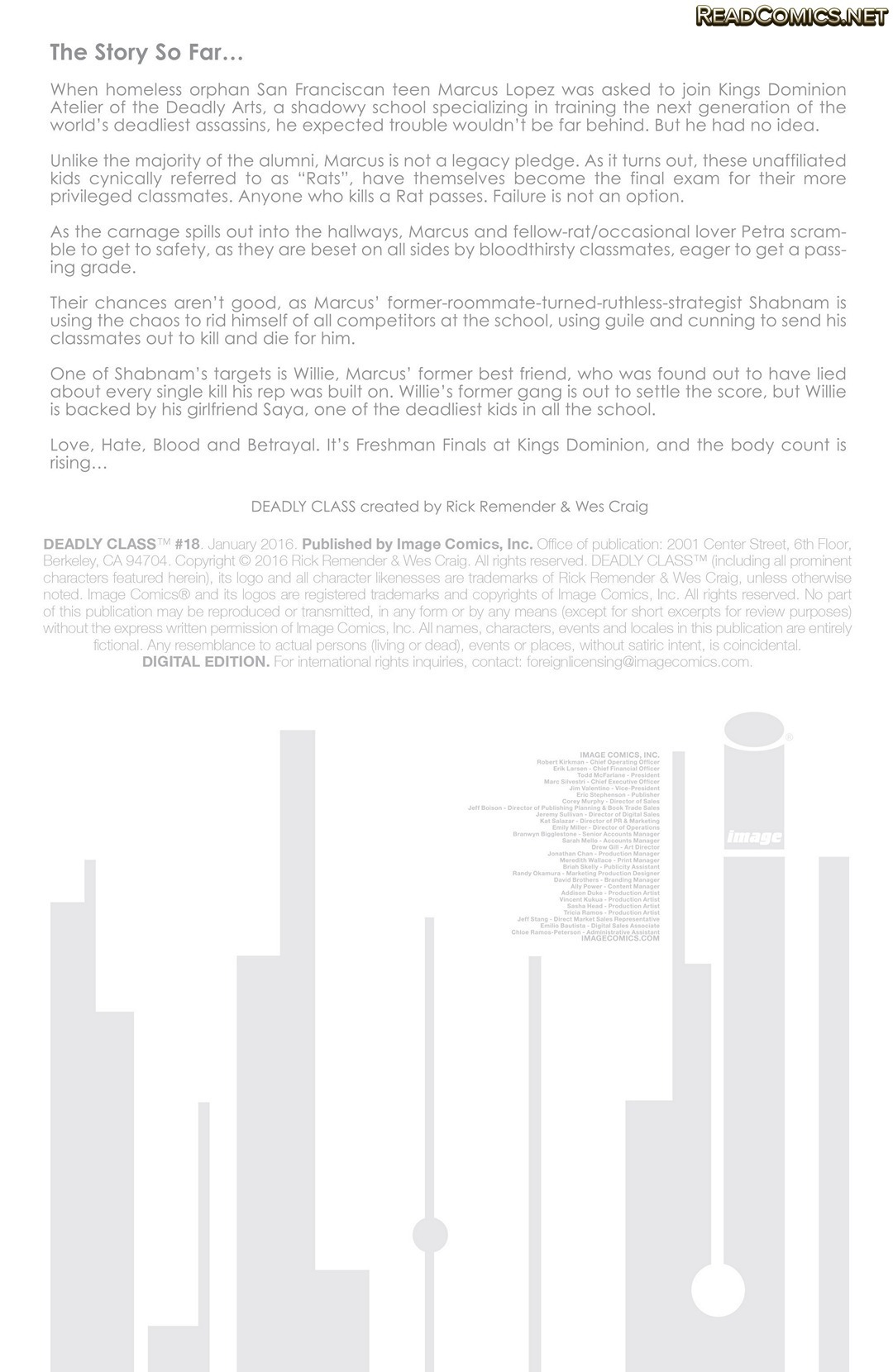 Deadly Class (2014-): Chapter 18 - Page 2