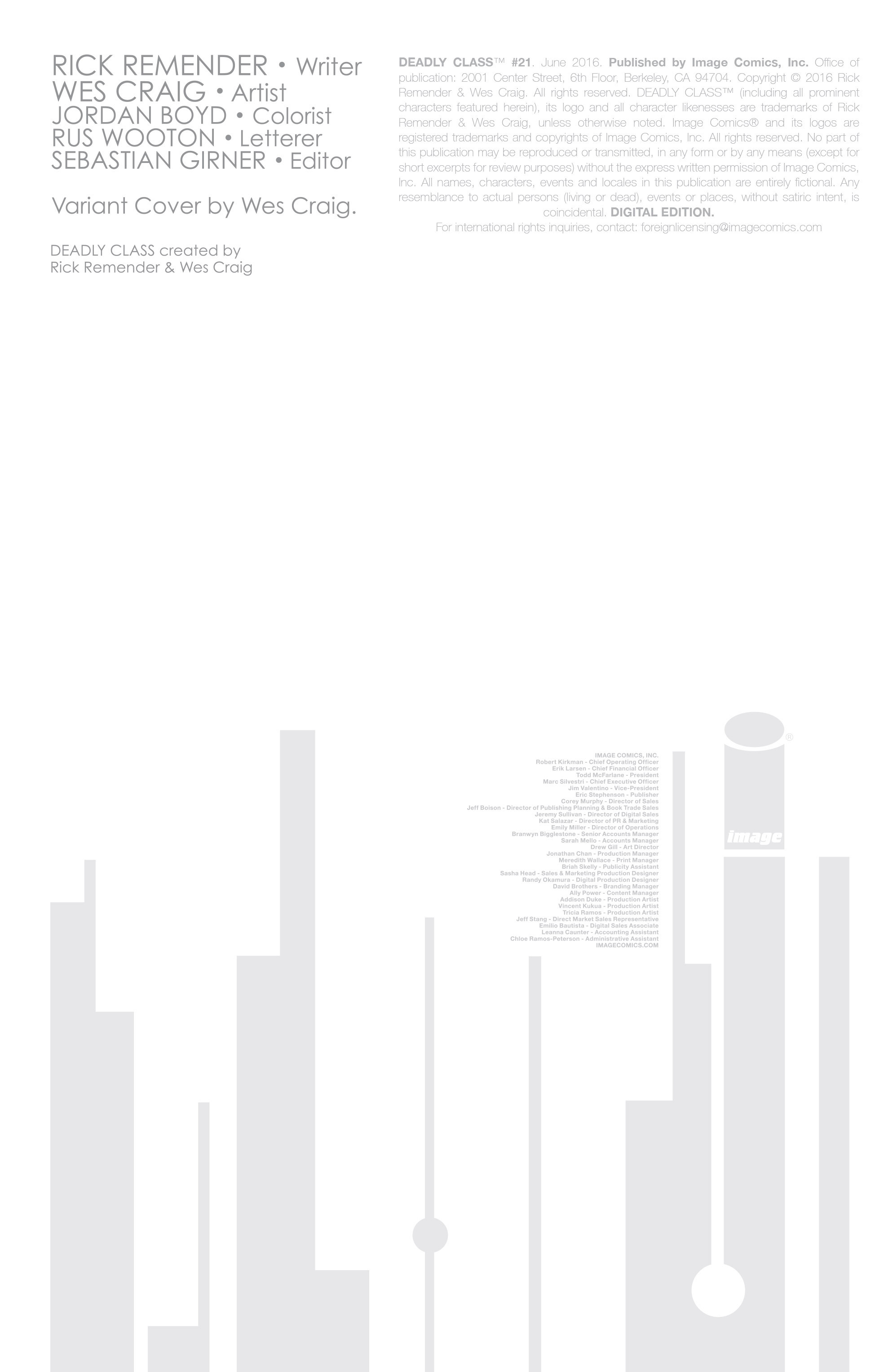 Deadly Class (2014-): Chapter 21 - Page 2