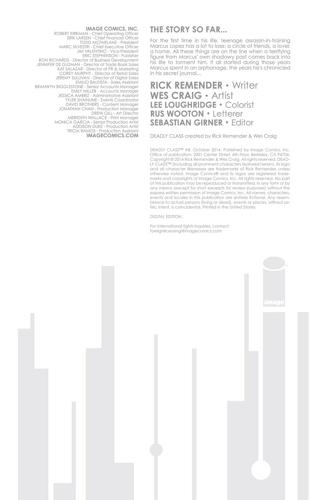 Deadly Class (2014-): Chapter 8 - Page 2