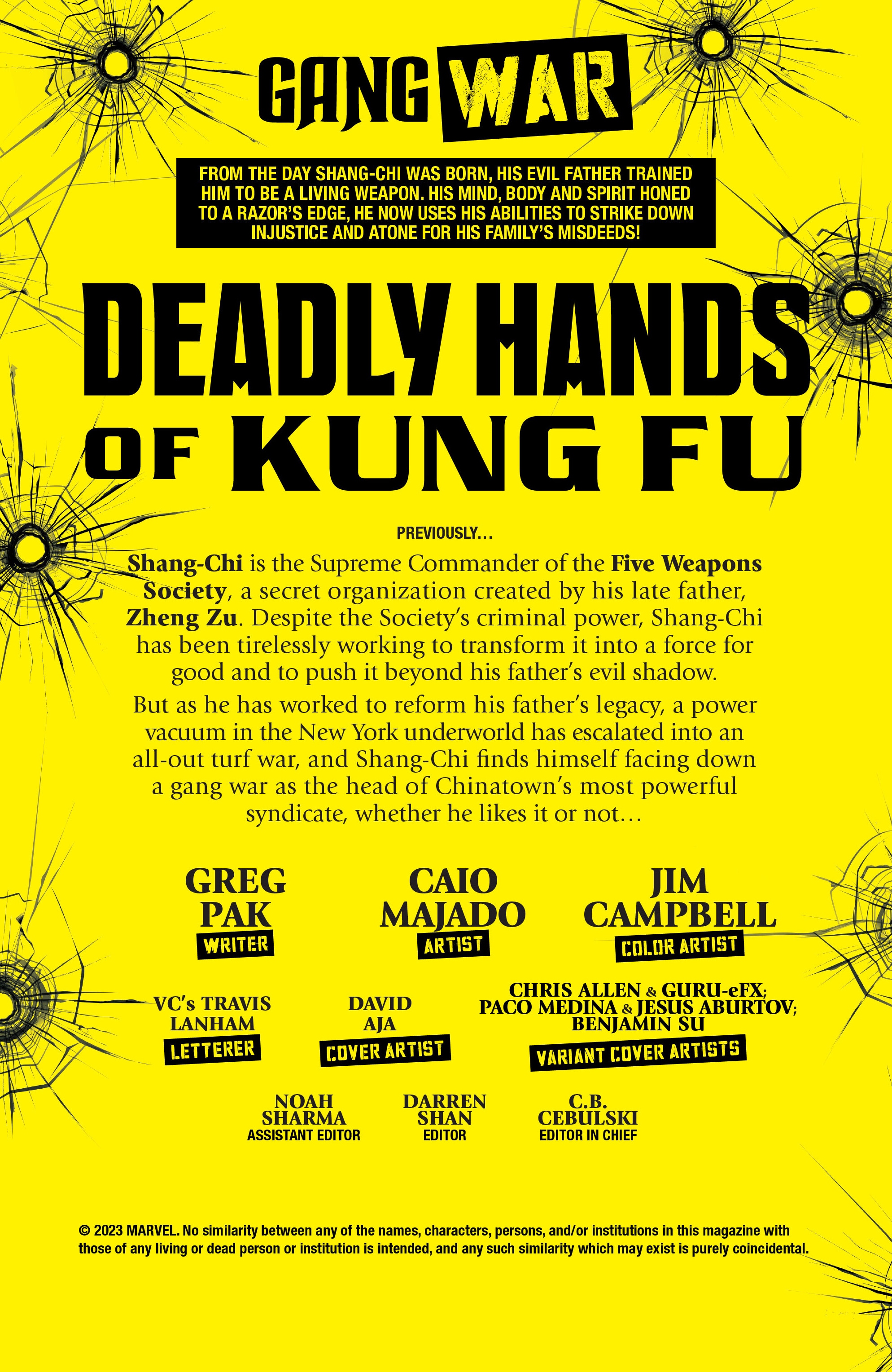 Deadly Hands of Kung-Fu: Gang War (2023-): Chapter 1 - Page 3