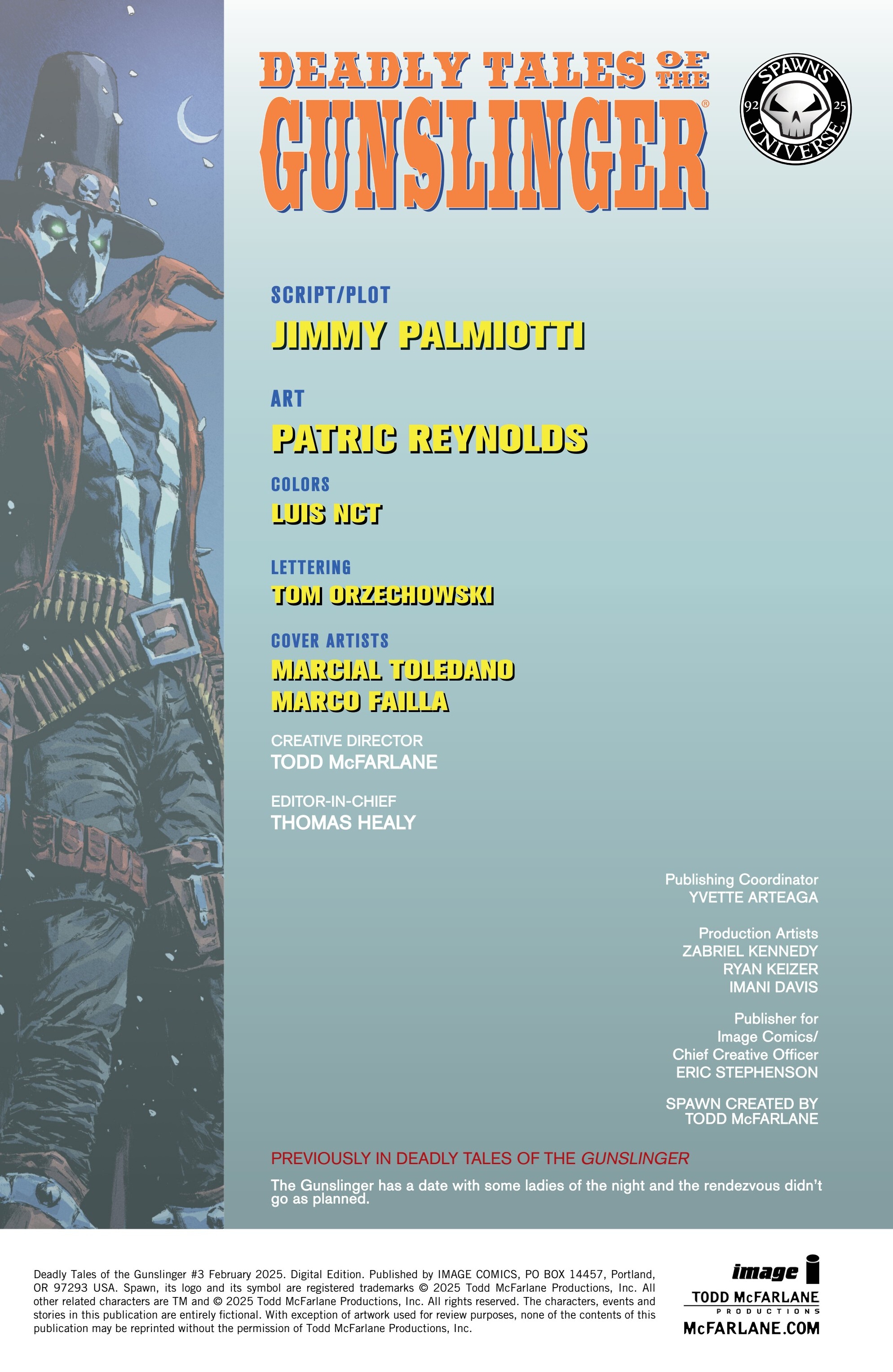 Deadly Tales of the Gunslinger Spawn (2024-): Chapter 3 - Page 3