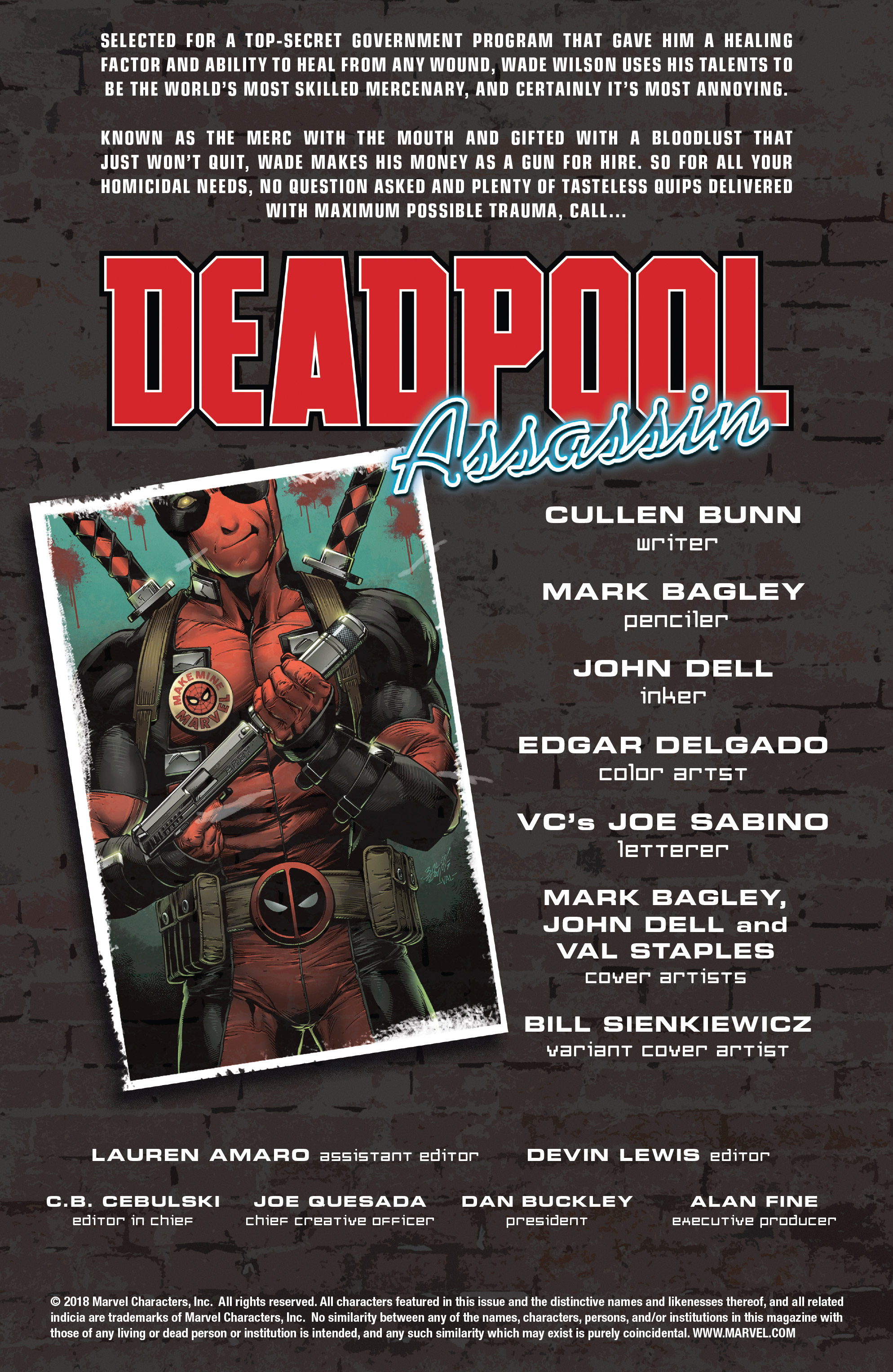 Deadpool: Assassin (2018): Chapter 1 - Page 2