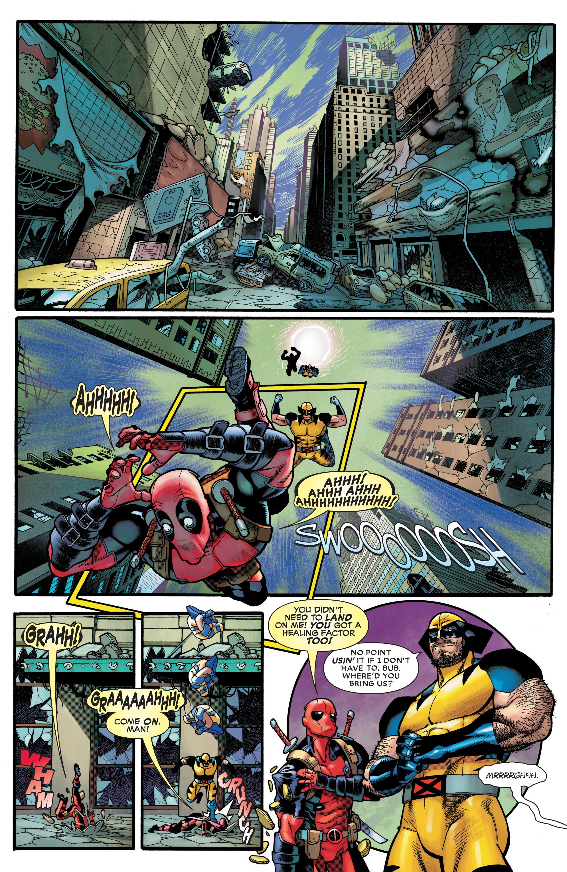 Deadpool / Wolverine: Weapon X-Traction (2024-): Chapter 1 - Page 11