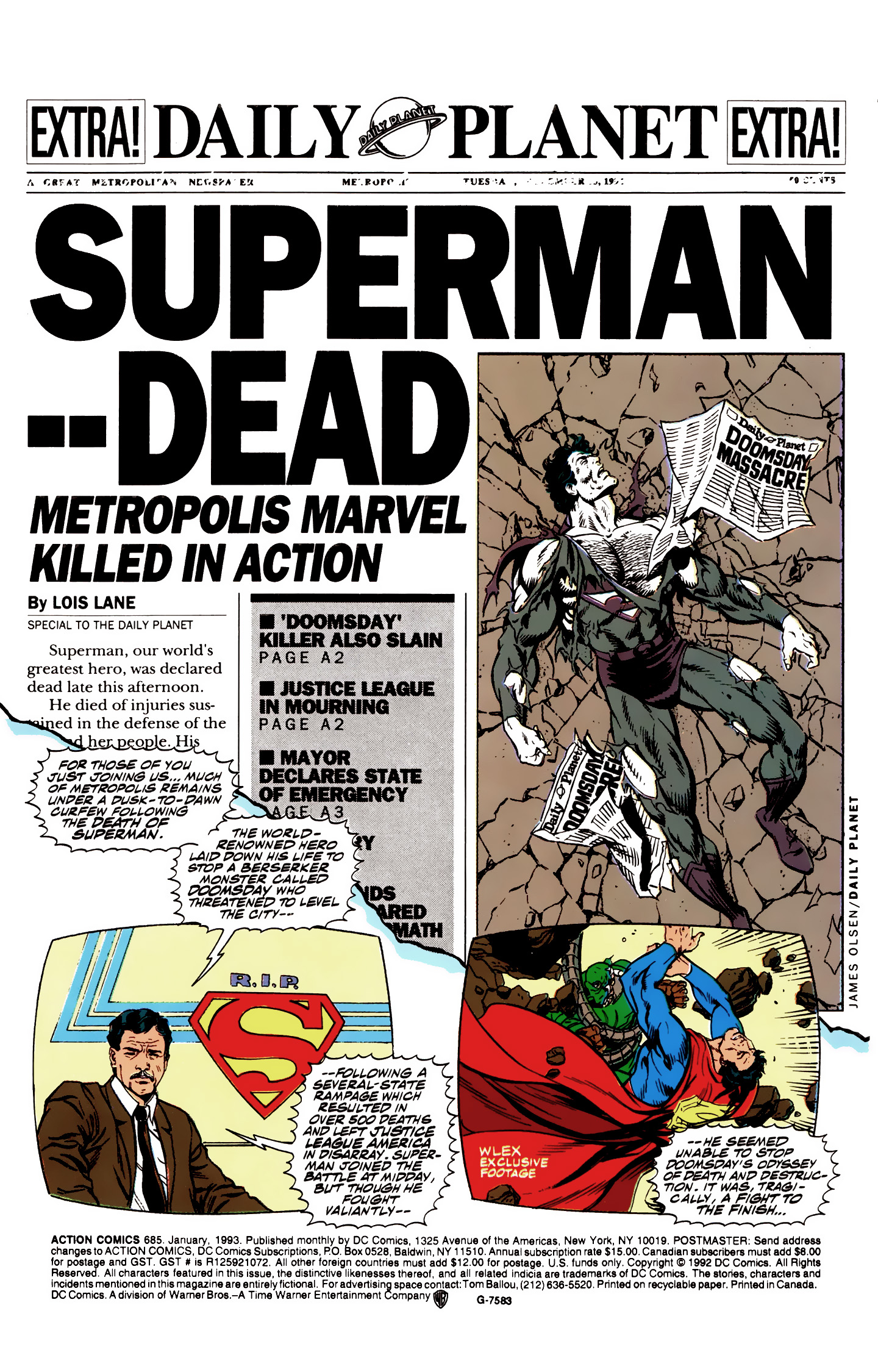 Death and Return of Superman Omnibus (1992-): Chapter Death-and-Return-of-Superman-Omnibus-1992-10 - Page 2