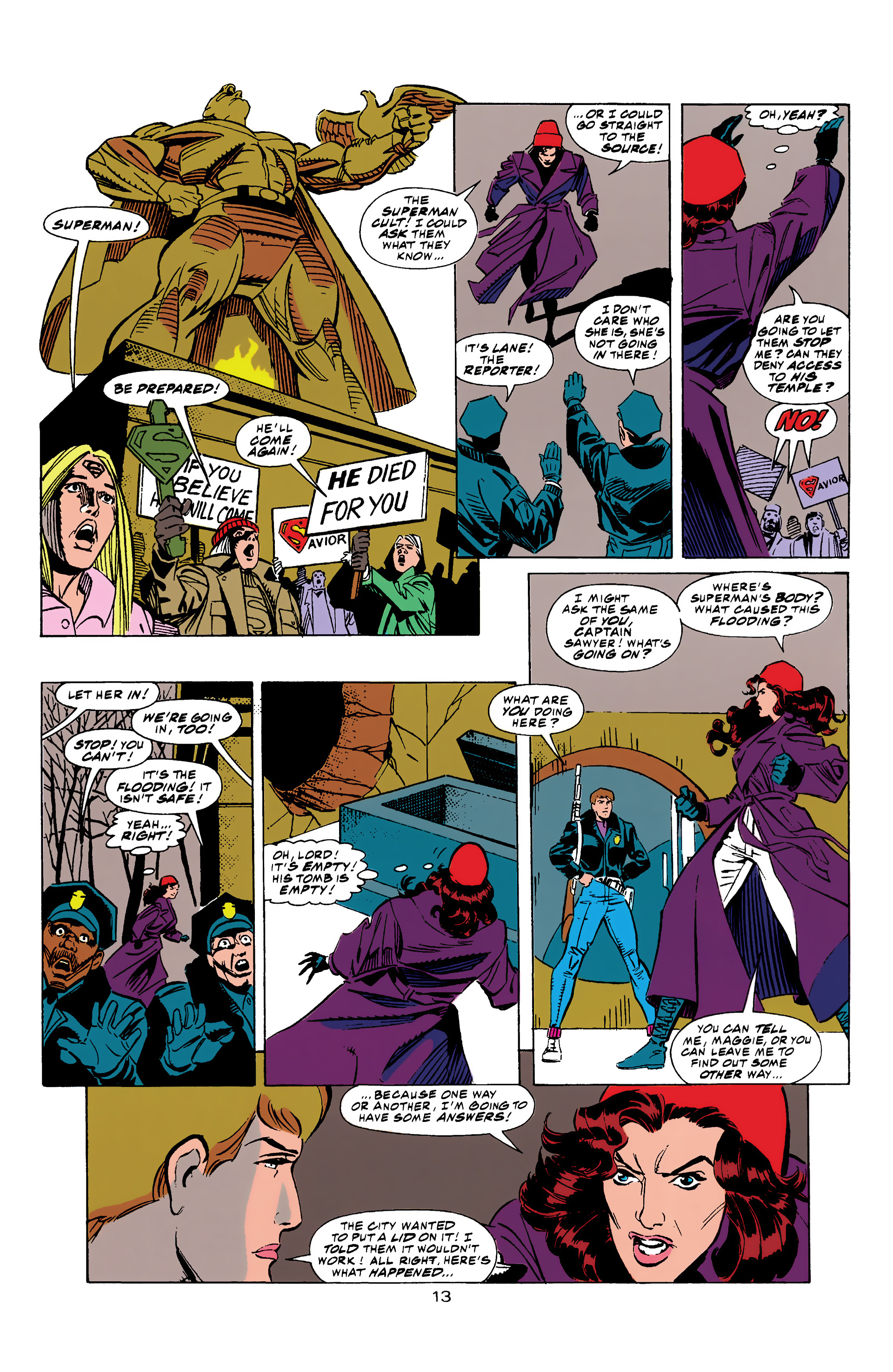 Death and Return of Superman Omnibus (1992-): Chapter Death-and-Return-of-Superman-Omnibus-1992-15 - Page 13