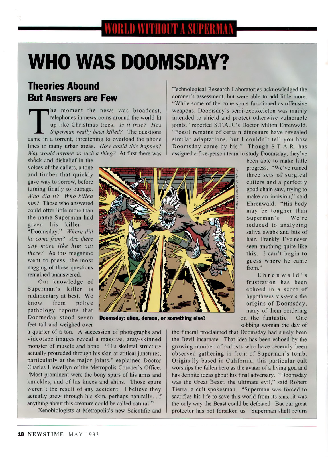 Death and Return of Superman Omnibus (1992-): Chapter Death-and-Return-of-Superman-Omnibus-1992-19 - Page 17