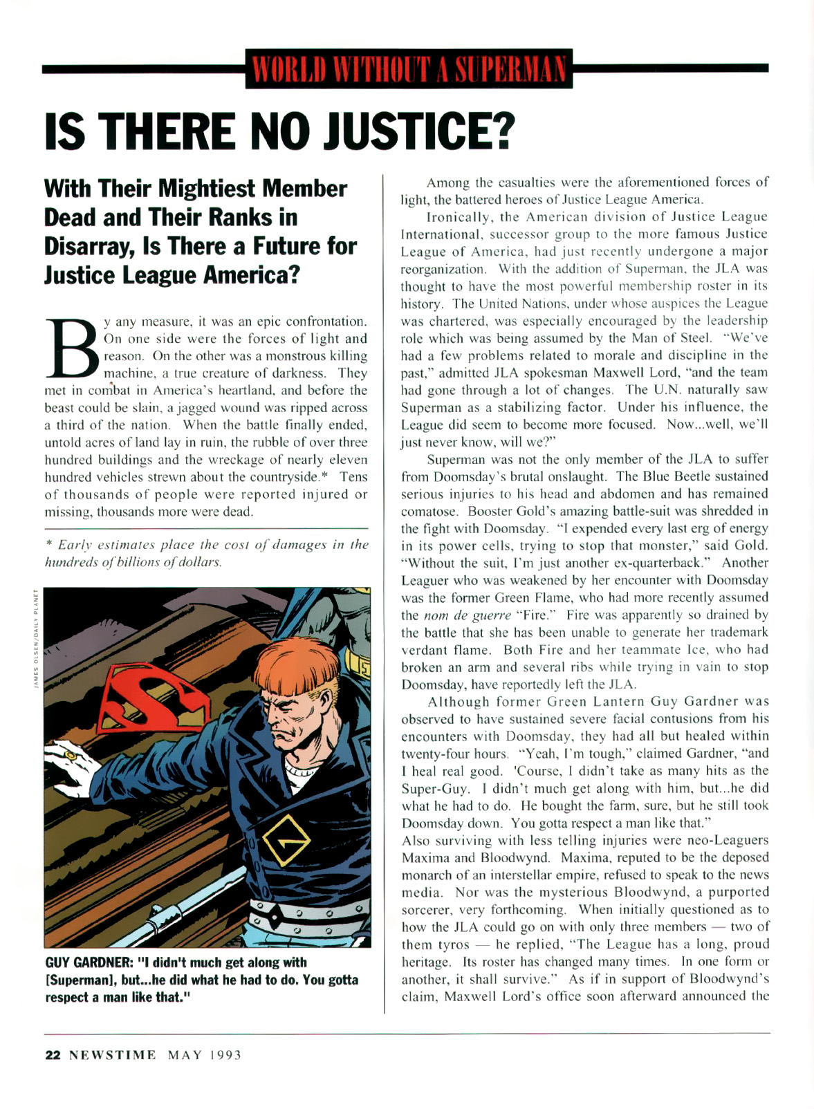 Death and Return of Superman Omnibus (1992-): Chapter Death-and-Return-of-Superman-Omnibus-1992-19 - Page 20