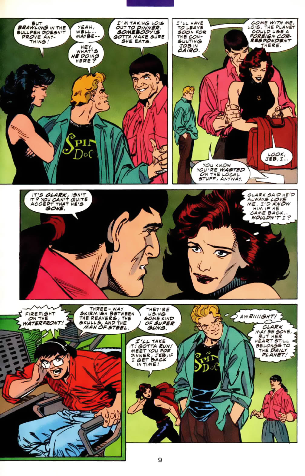 Death and Return of Superman Omnibus (1992-): Chapter Death-and-Return-of-Superman-Omnibus-1992-26 - Page 9