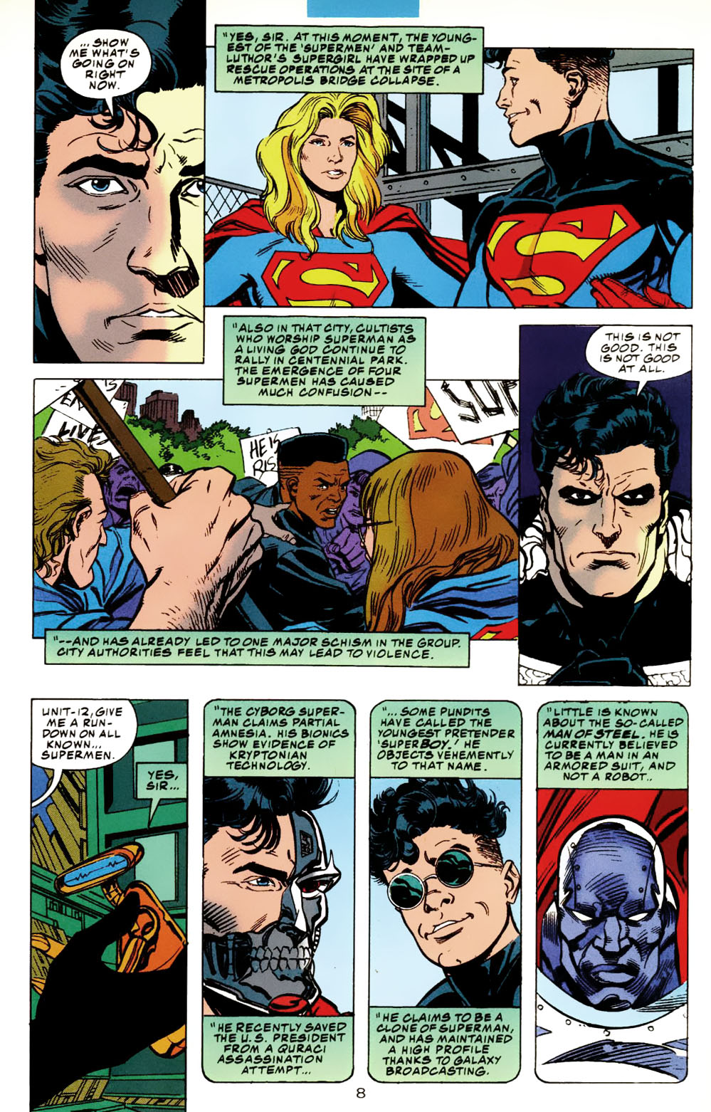 Death and Return of Superman Omnibus (1992-): Chapter Death-and-Return-of-Superman-Omnibus-1992-29 - Page 8